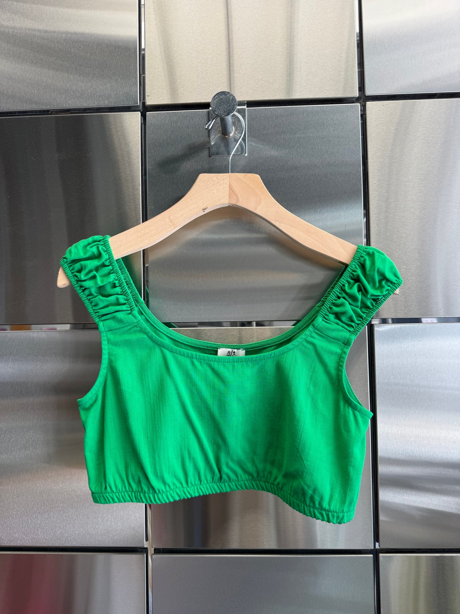 Woven Crop Bralette