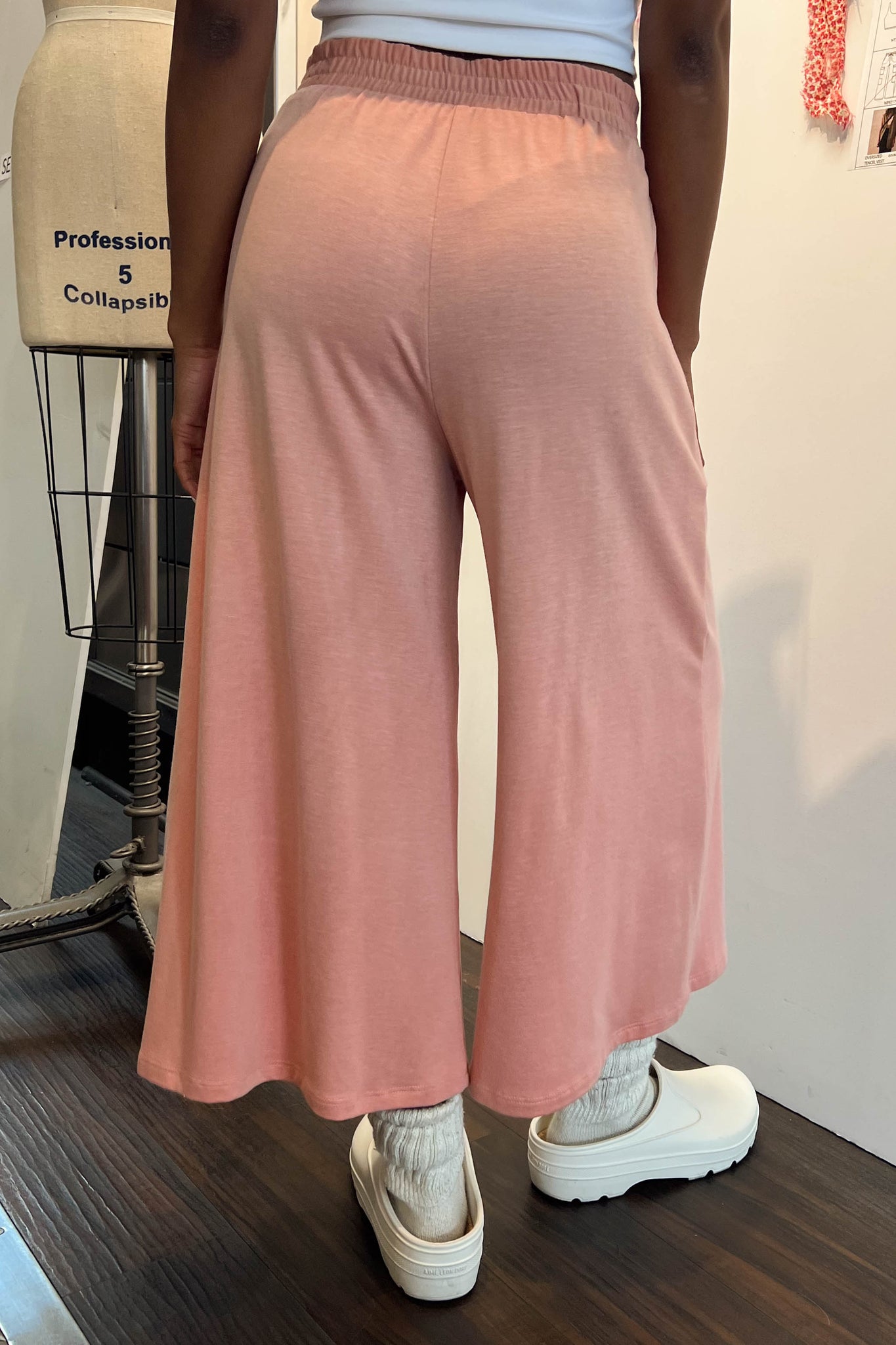 French Terry Culottes - Pink
