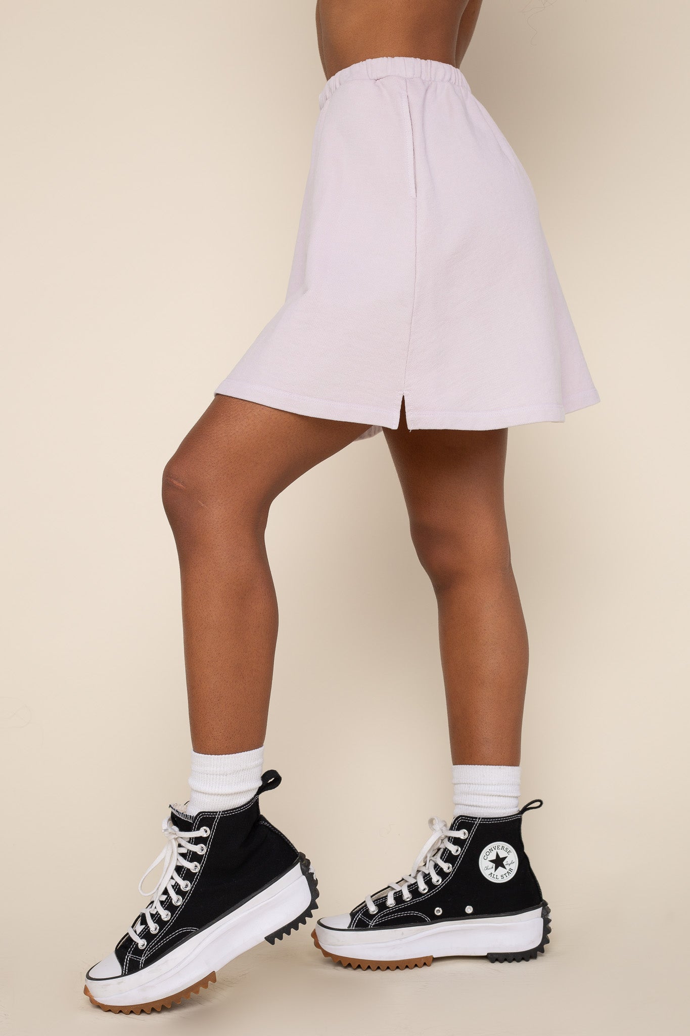 Garment Dyed French Terry Skirt