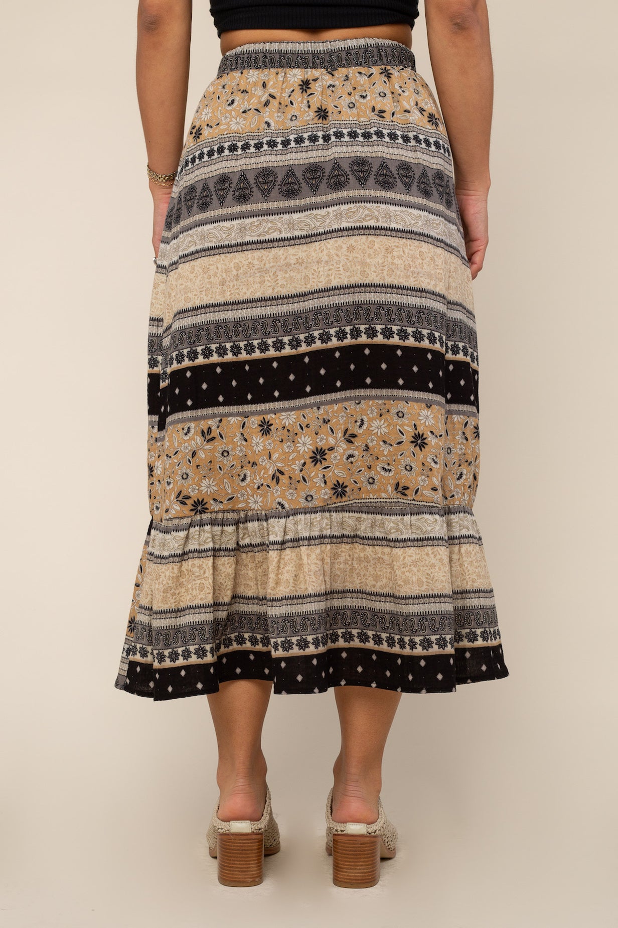 Ruffle Hem Skirt