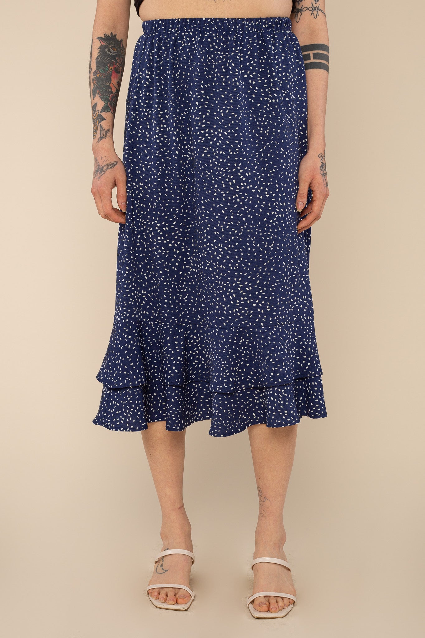 Ruffle Hem Skirt