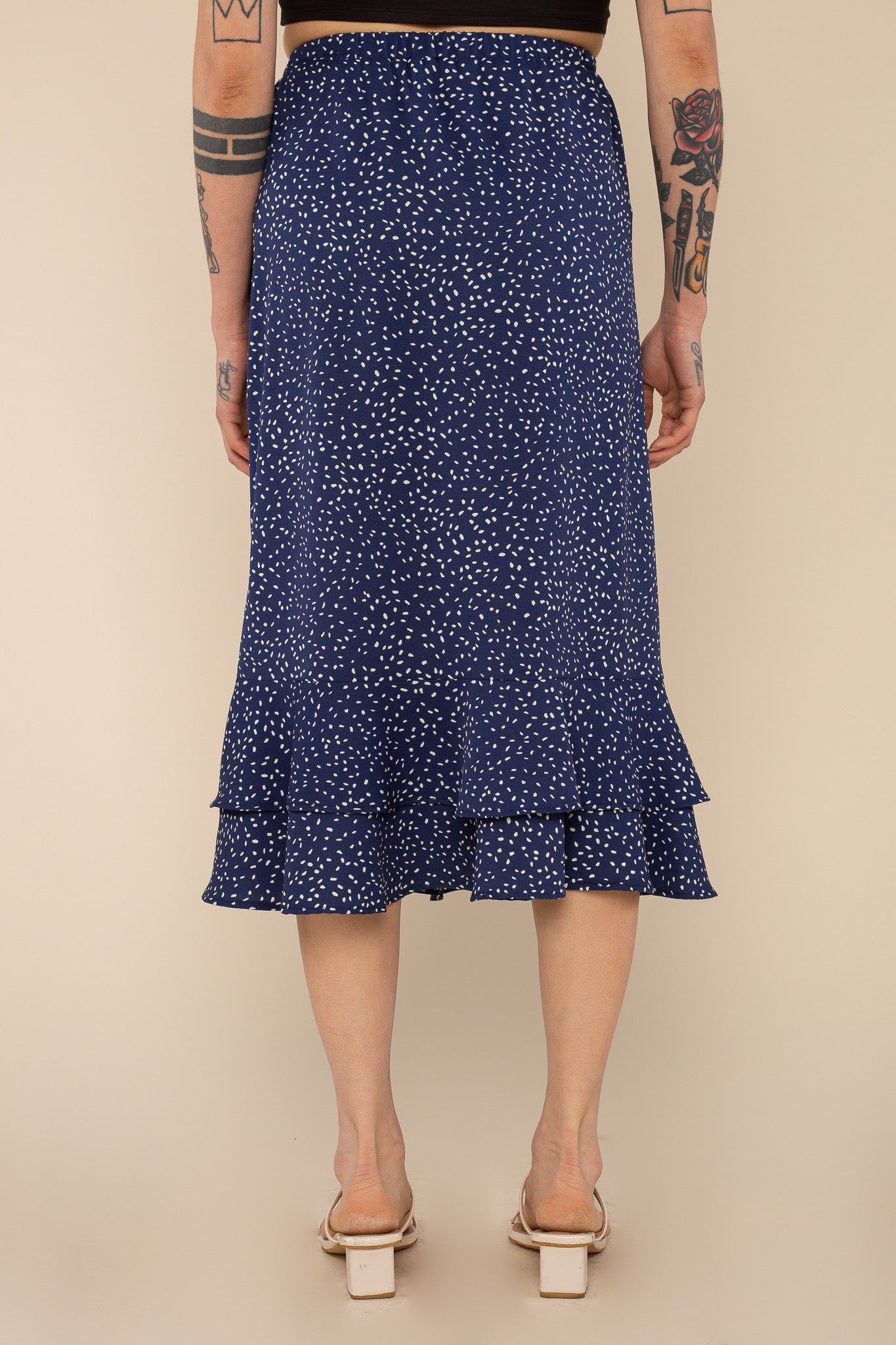 Ruffle Hem Skirt
