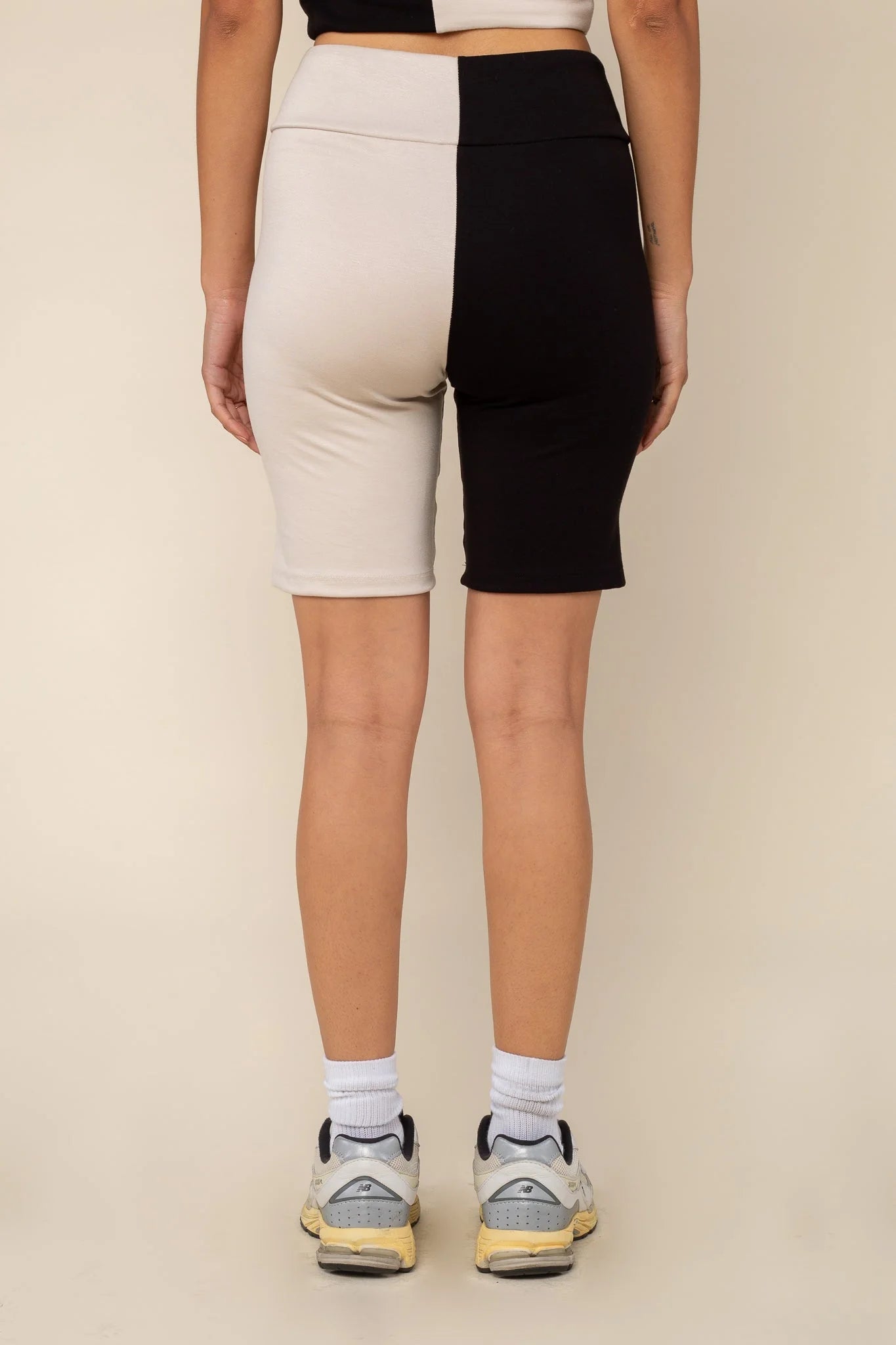 Color Block Biker Shorts