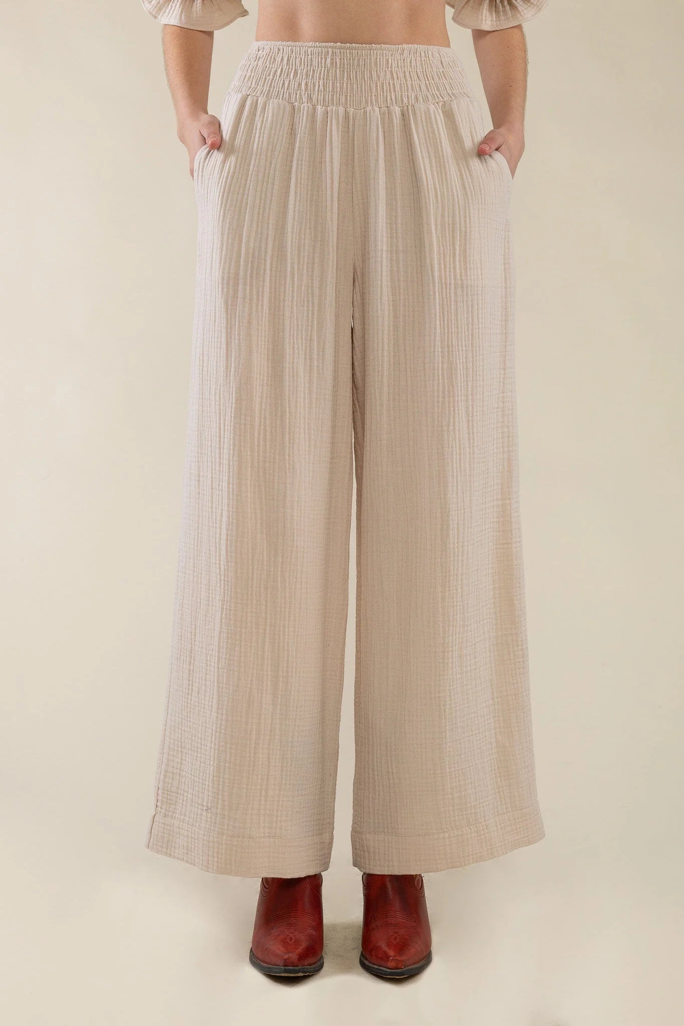 Cotton Gauze Pant
