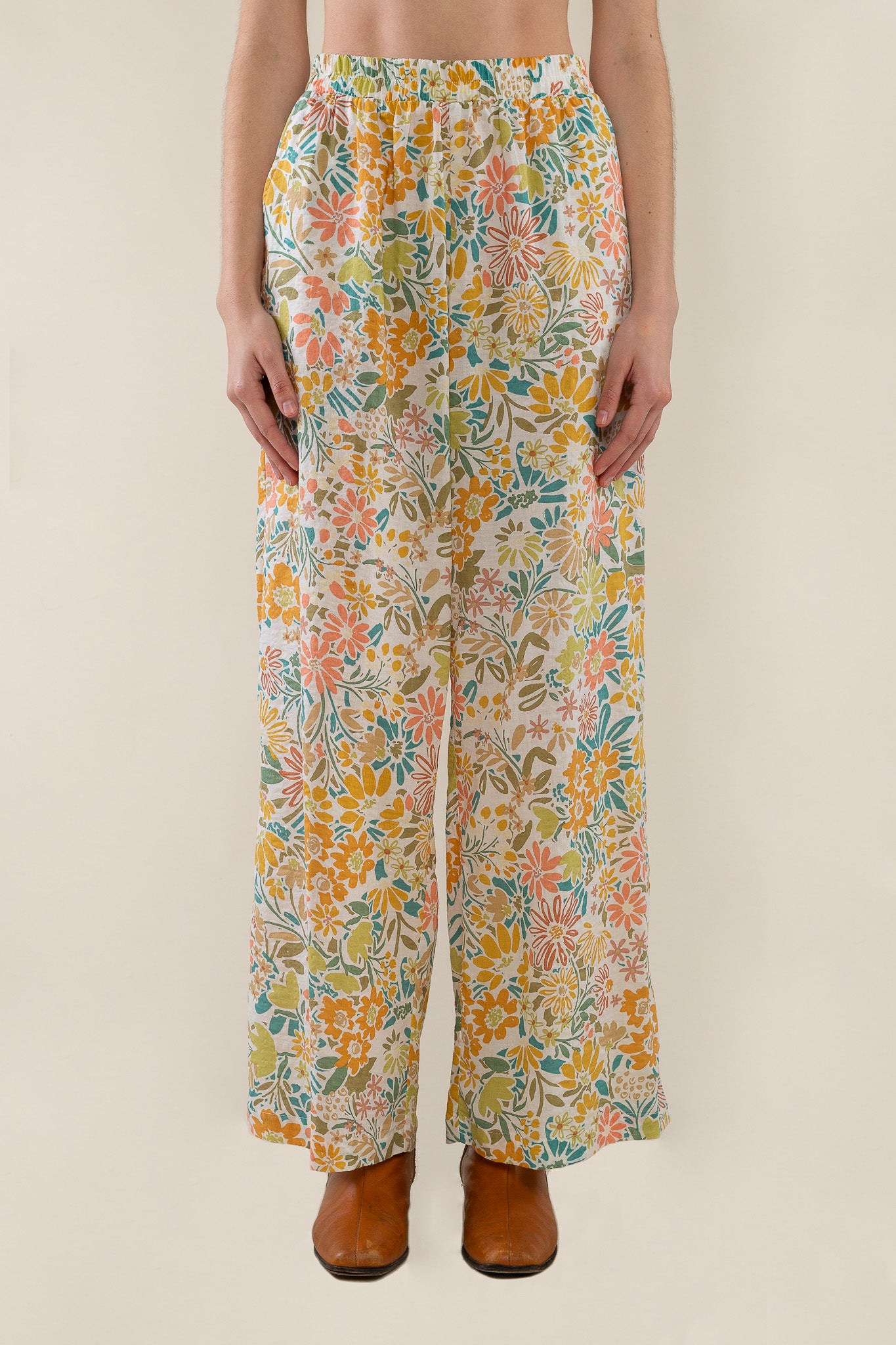 Floral Print Pants