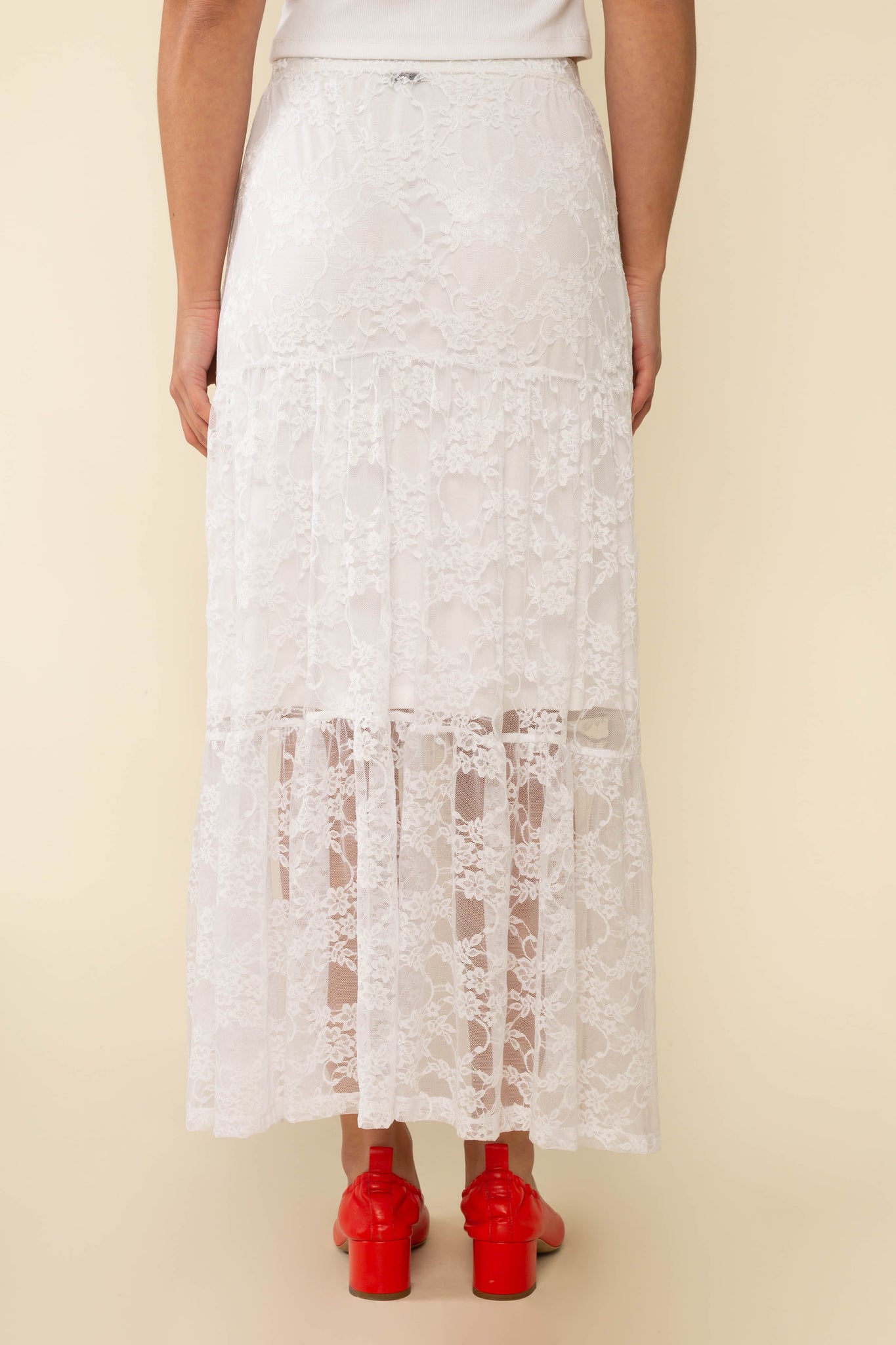 Tiered Lace Skirt