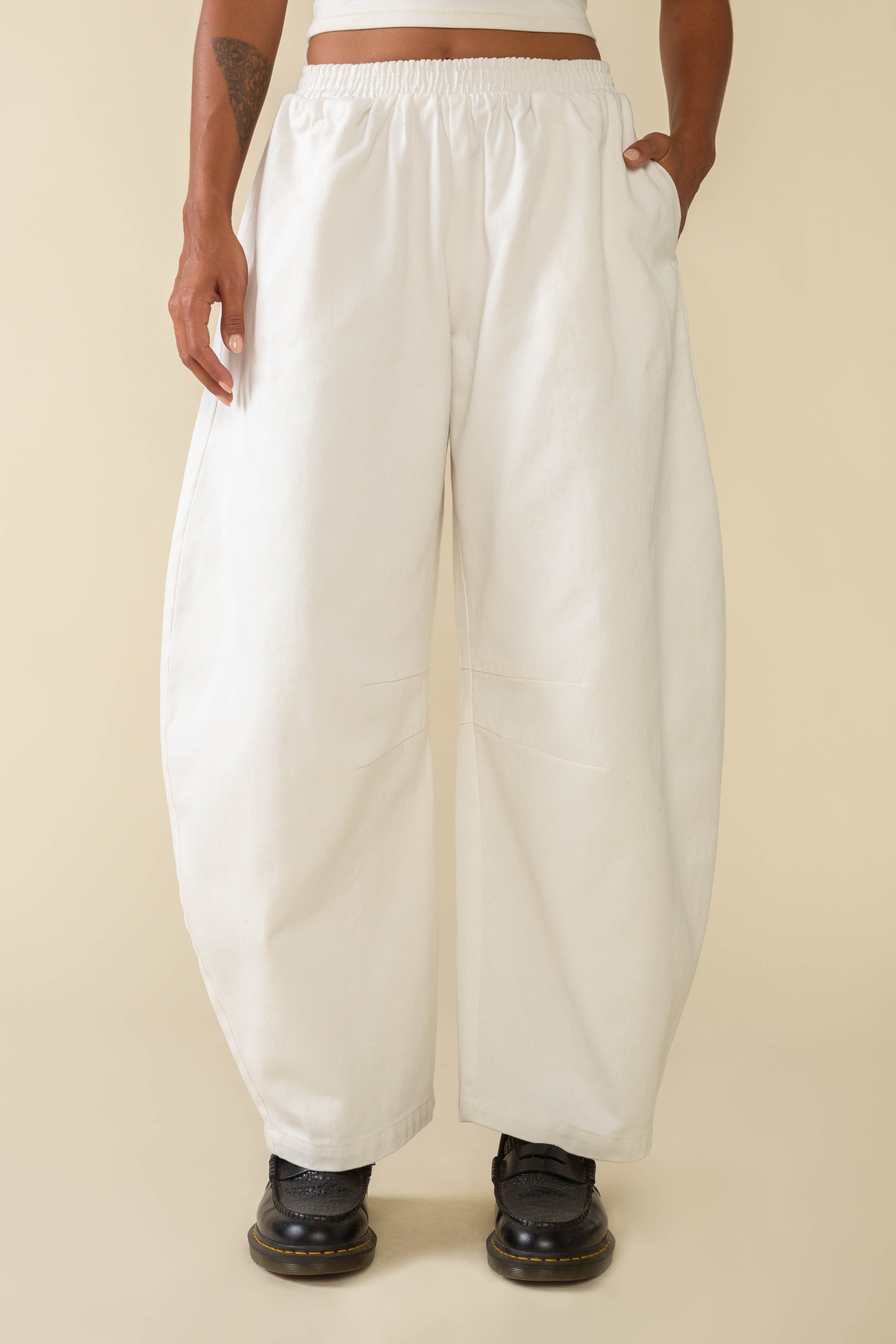 York Heavyweight Bull Denim Barrel Pant – NLT