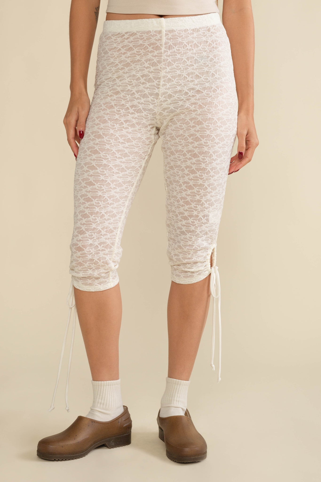 Cielo Lace Capri Leggings