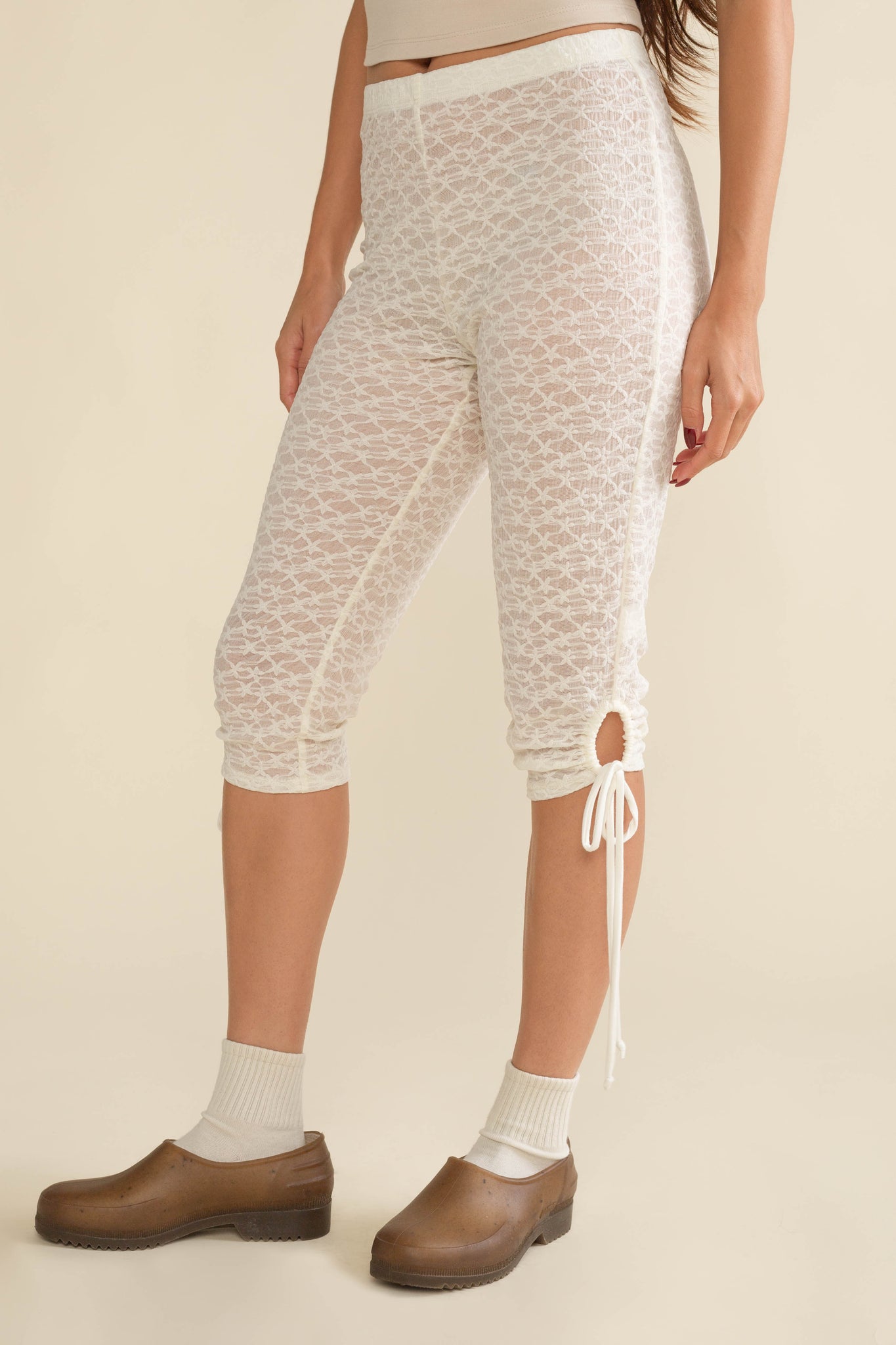 Cielo Lace Capri Leggings