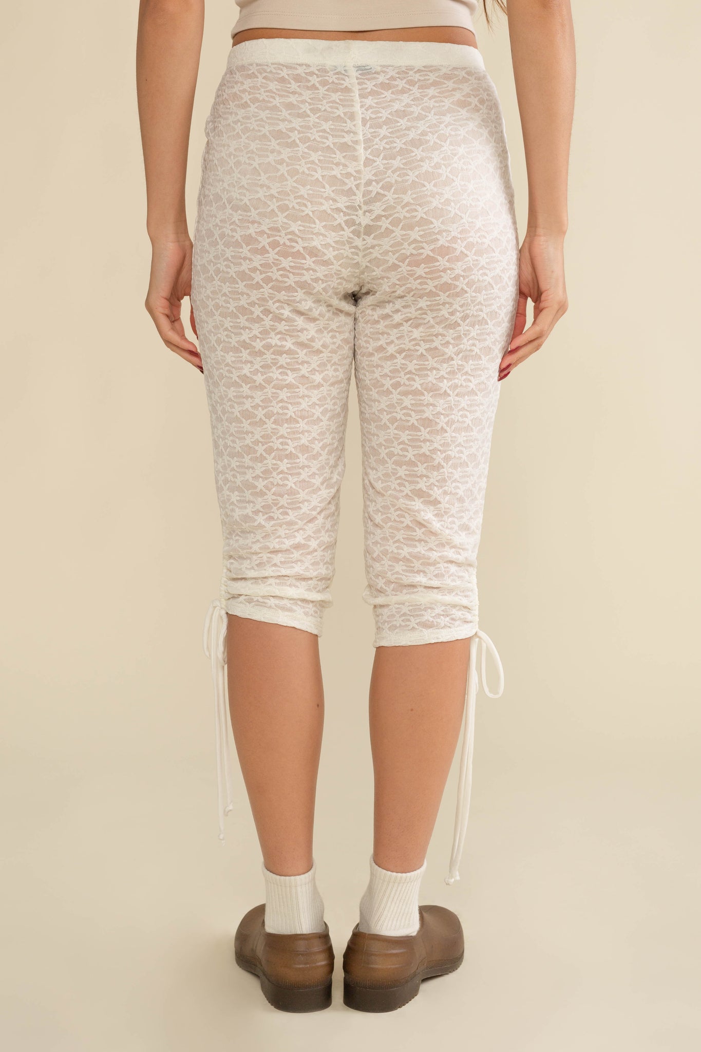 Cielo Lace Capri Leggings