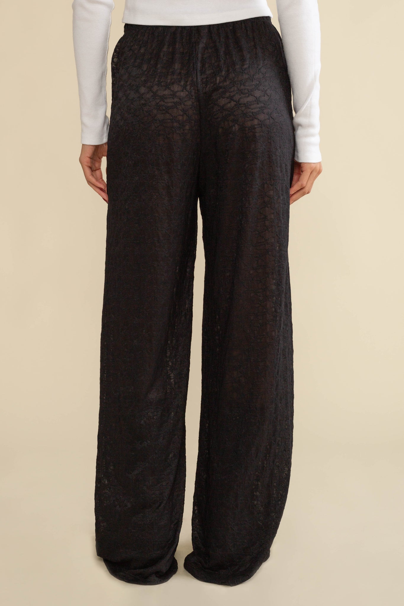 Yuma Straight Leg Lace Pant