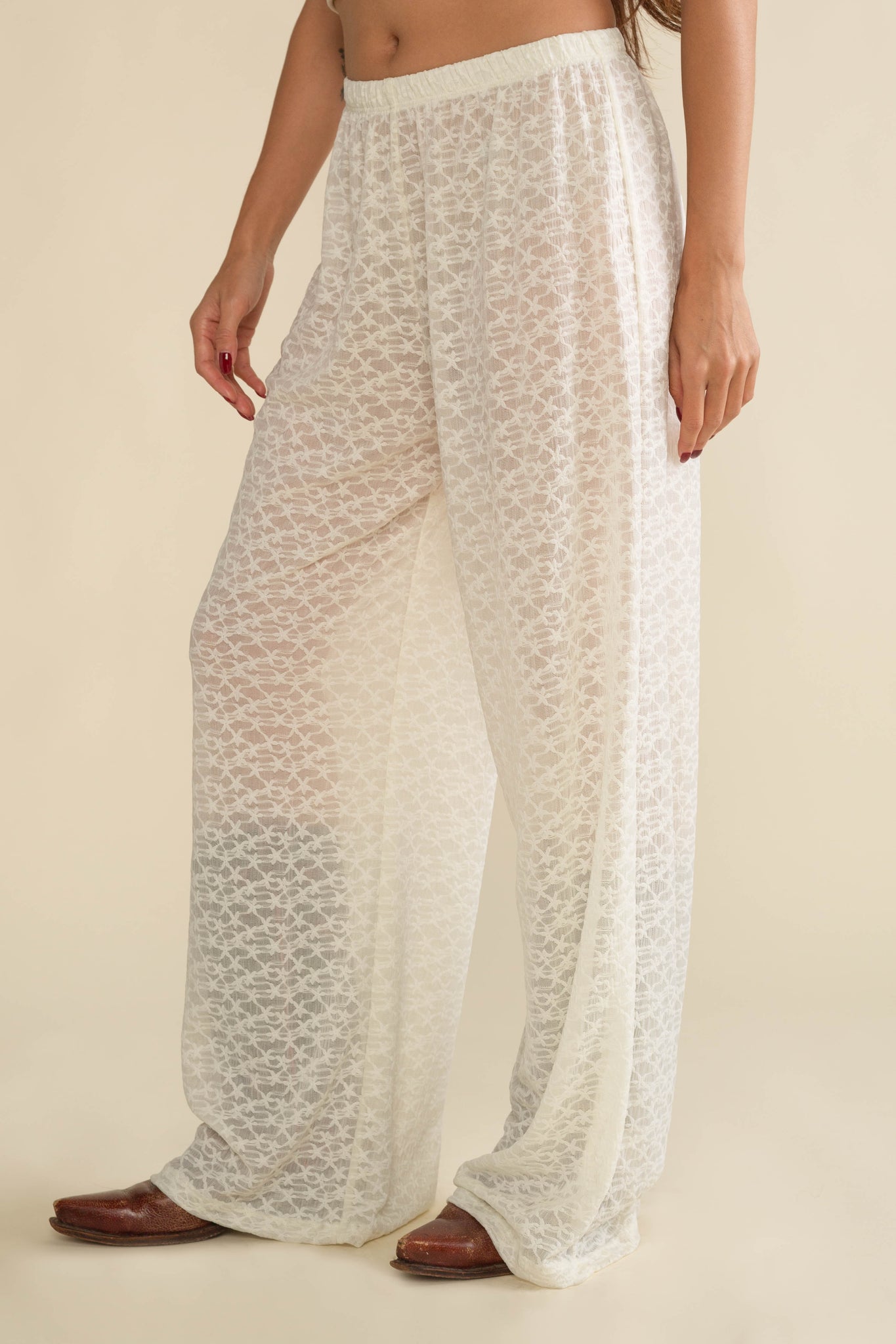 Yuma Straight Leg Lace Pant