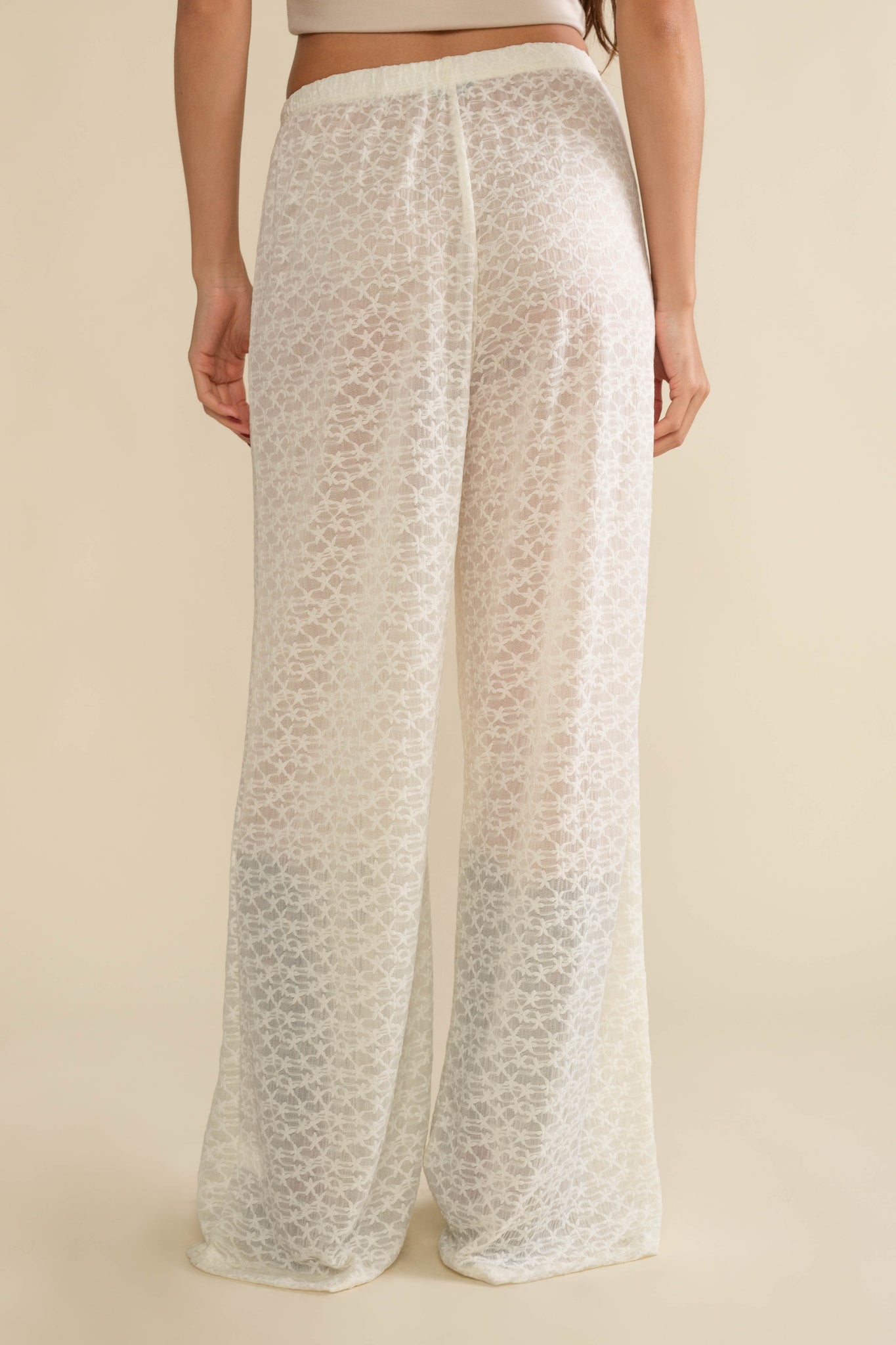 Yuma Straight Leg Lace Pant