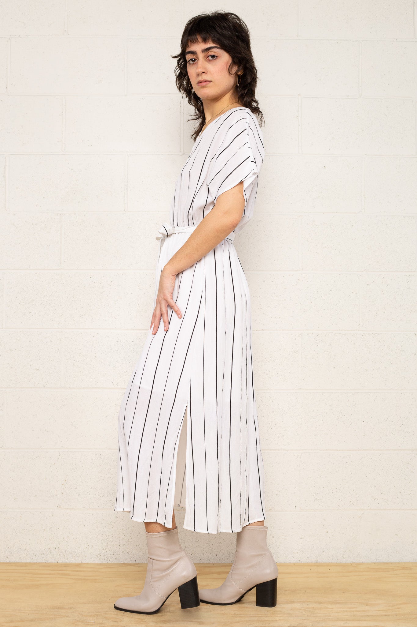 Striped Midi Dress