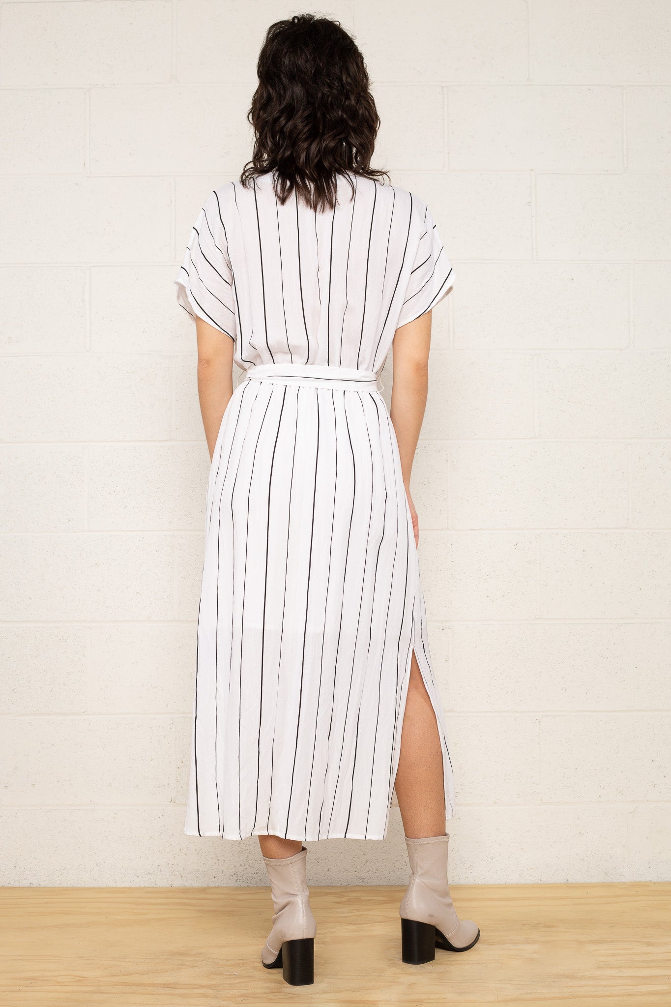 Striped Midi Dress