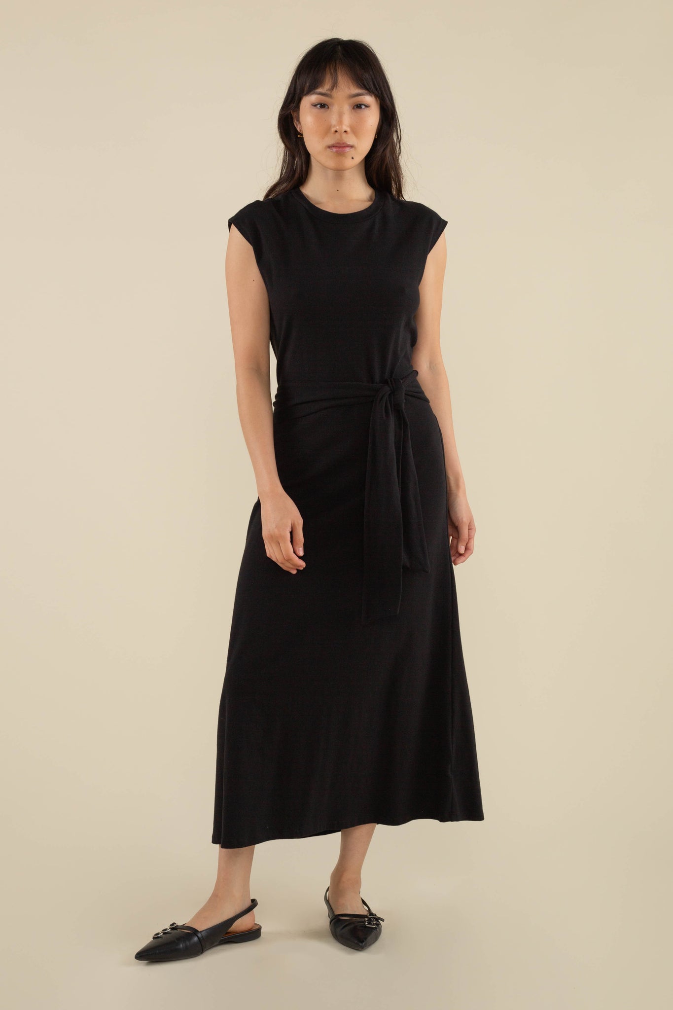 Wrap Tie Maxi Dress