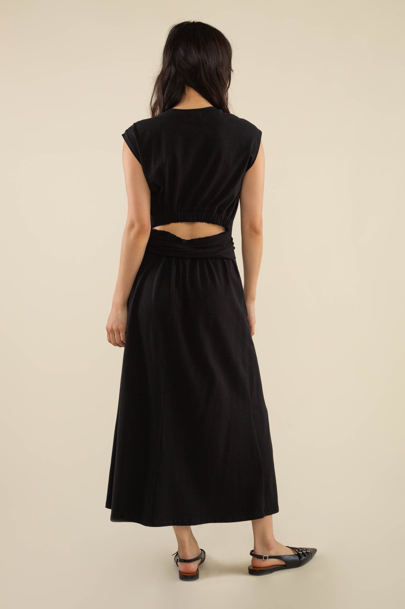 Wrap Tie Maxi Dress