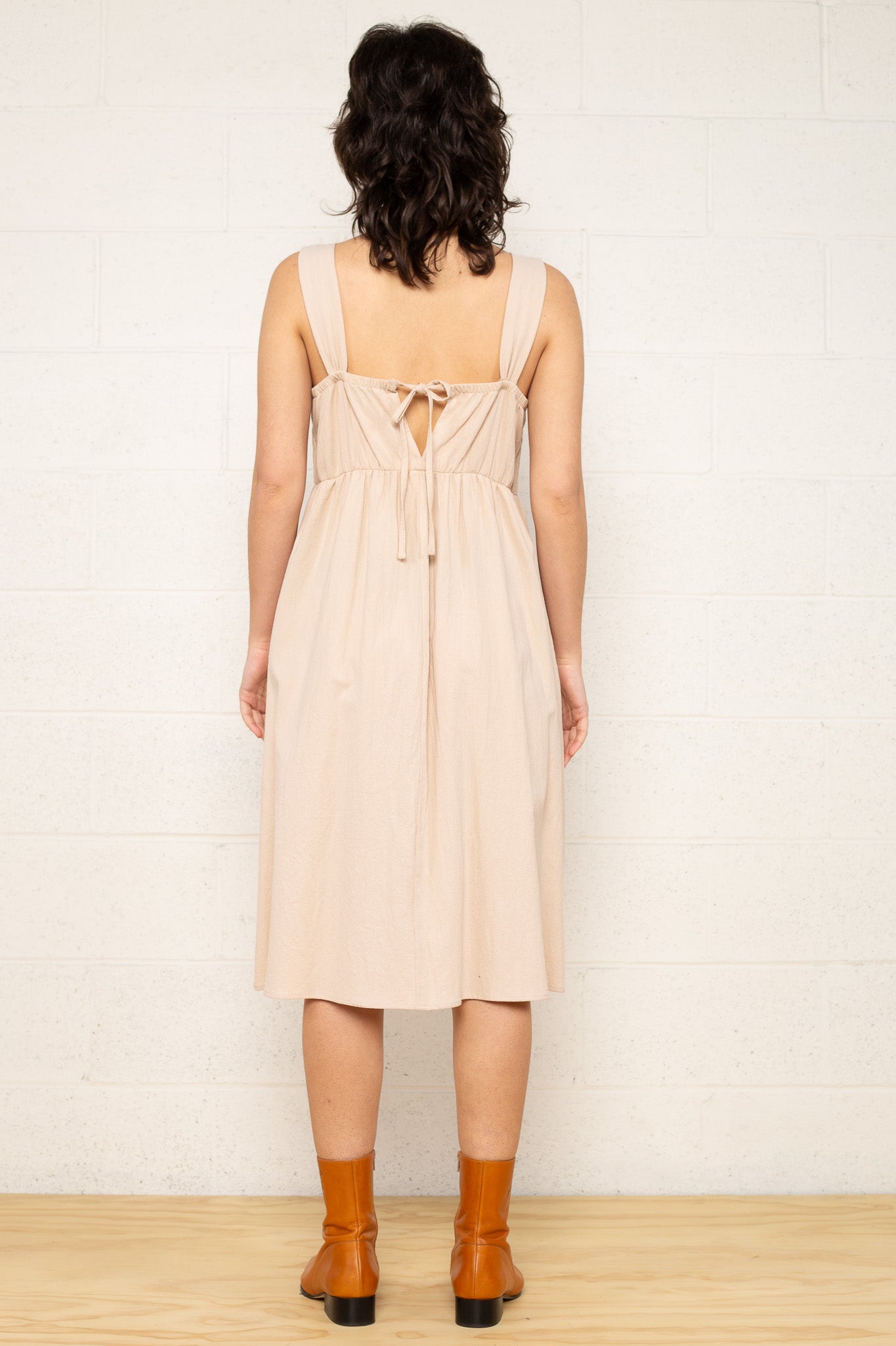 Linen Midi Dress