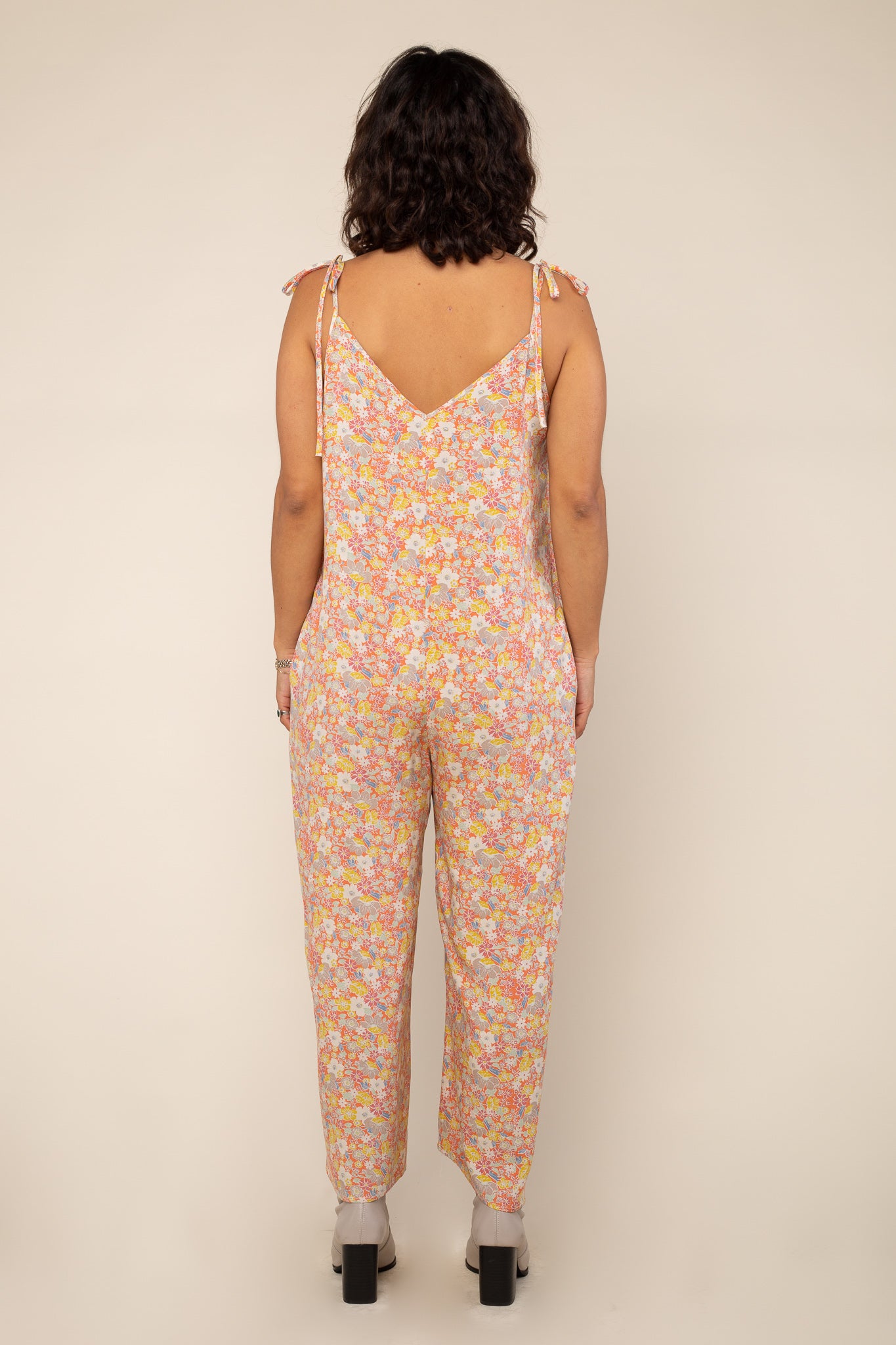 Tie Shoulder Jumpsuit