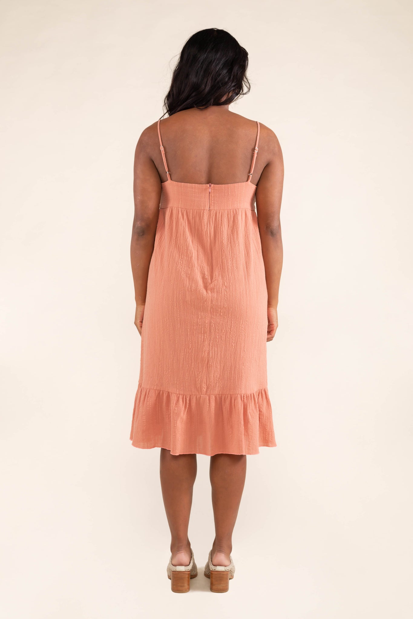 Cotton Gauze Twist Dress