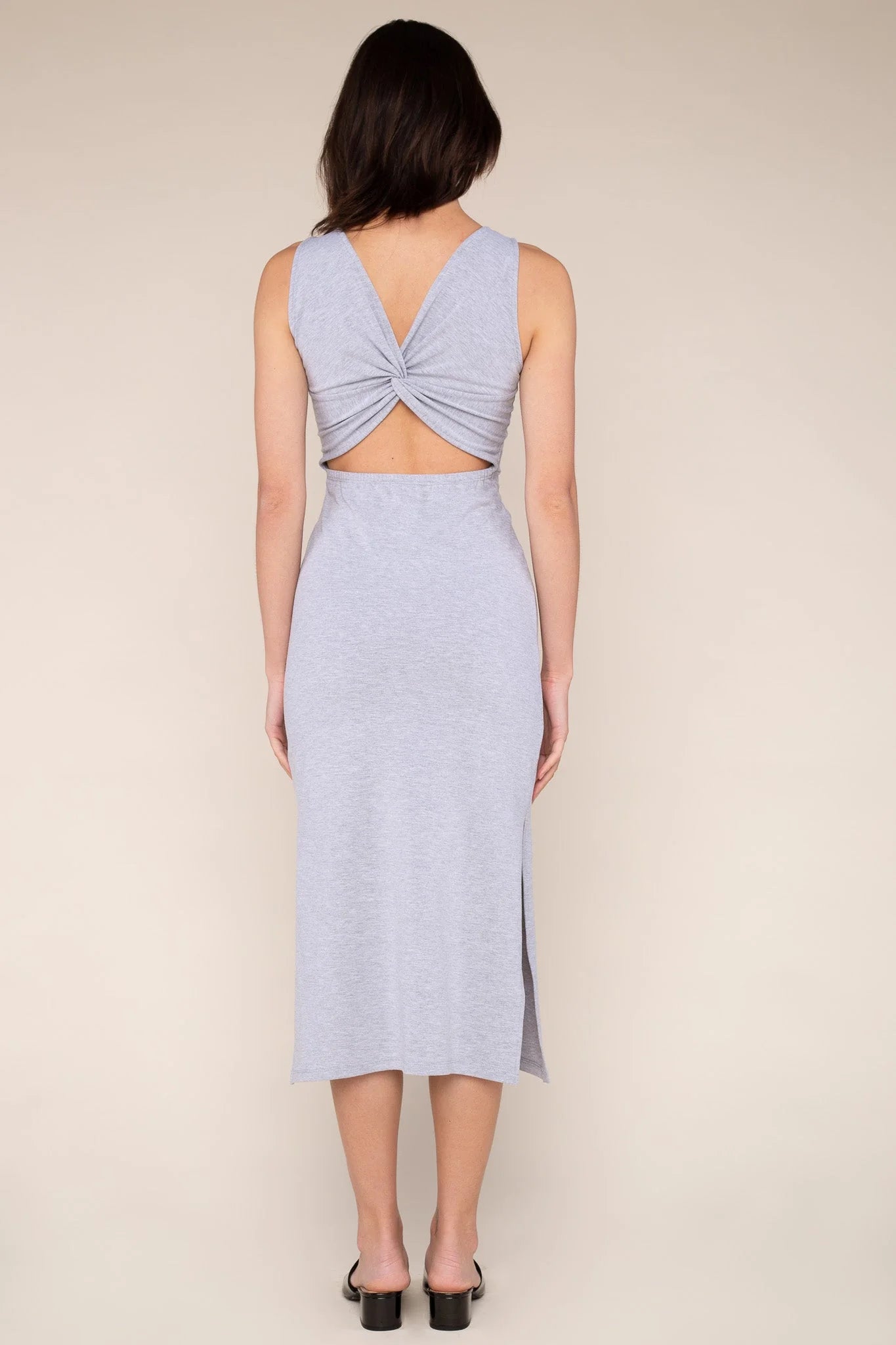 Reversible Twist Jersey Dress