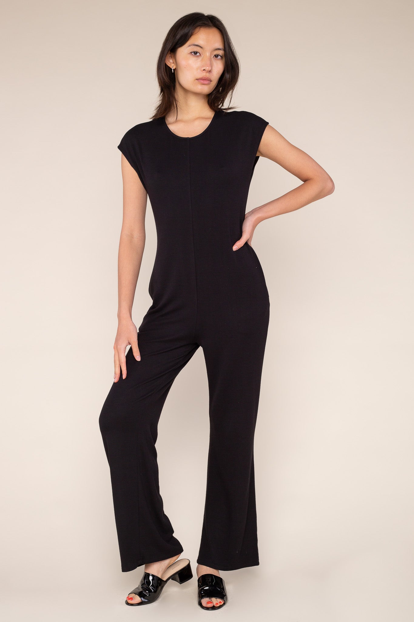 Cap Sleeve Jumpsuit