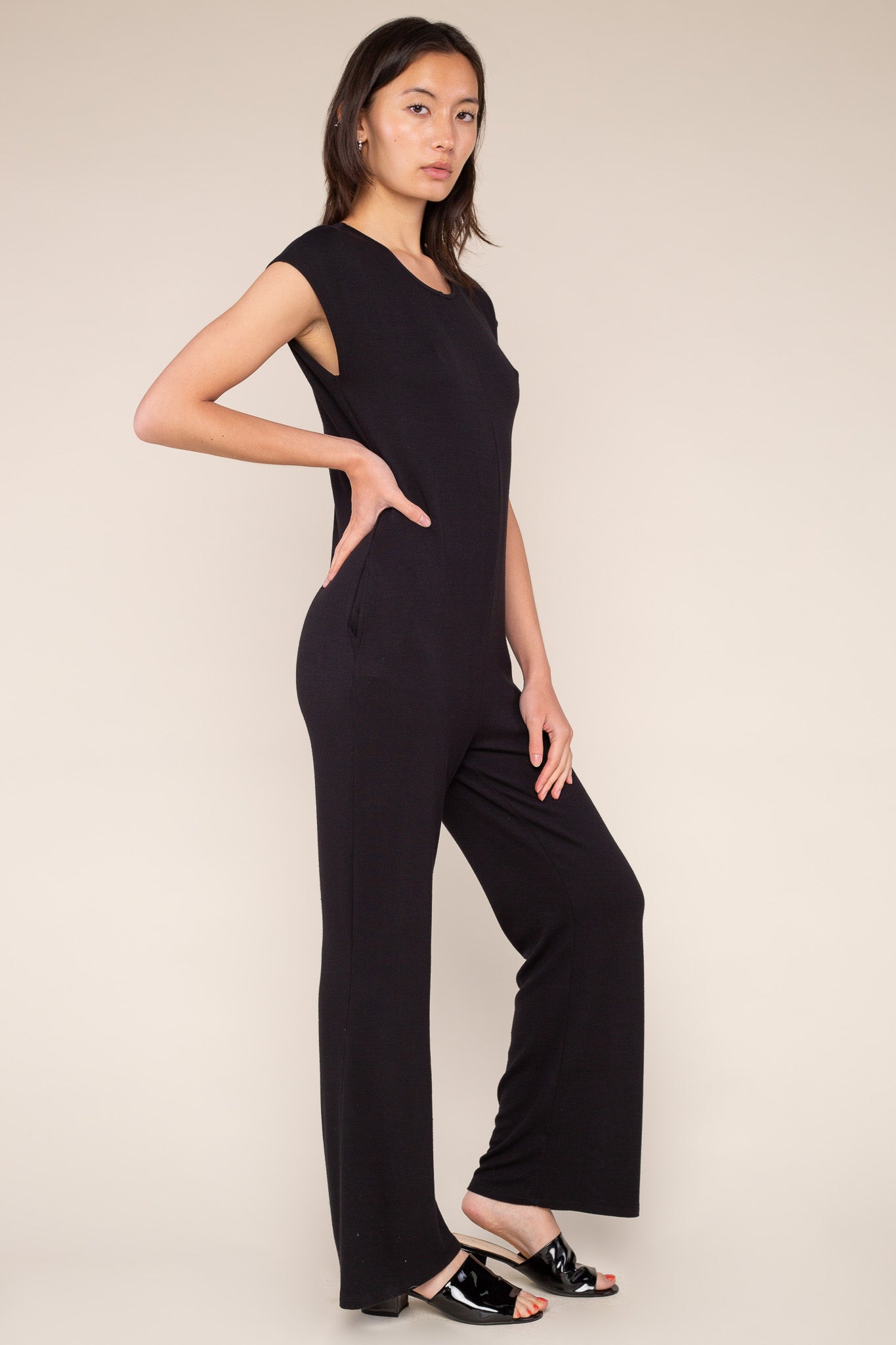 Cap Sleeve Jumpsuit