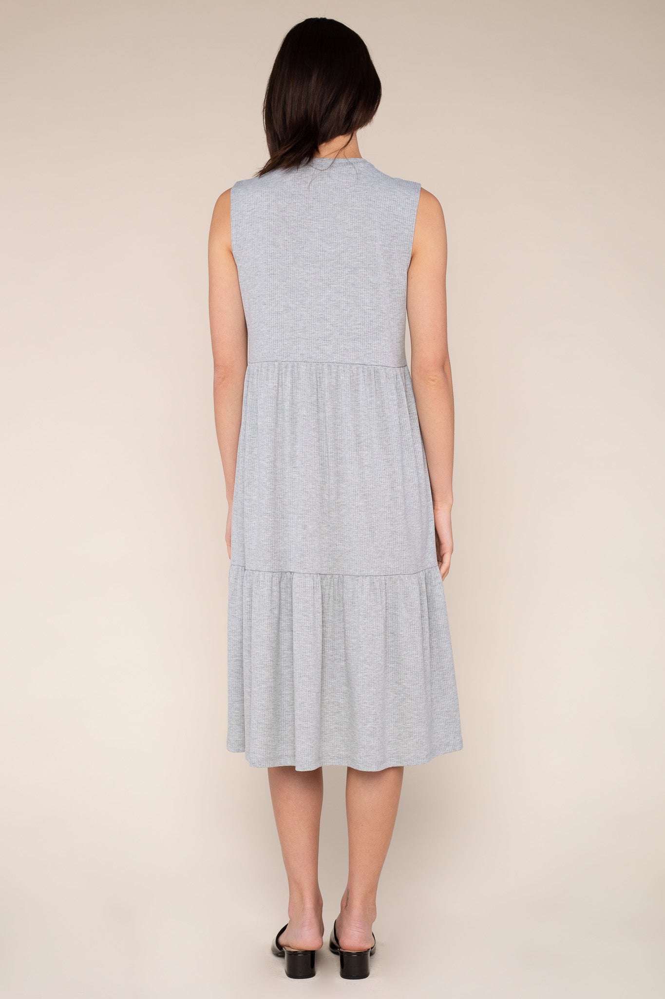 Sleeveless Rib Dress