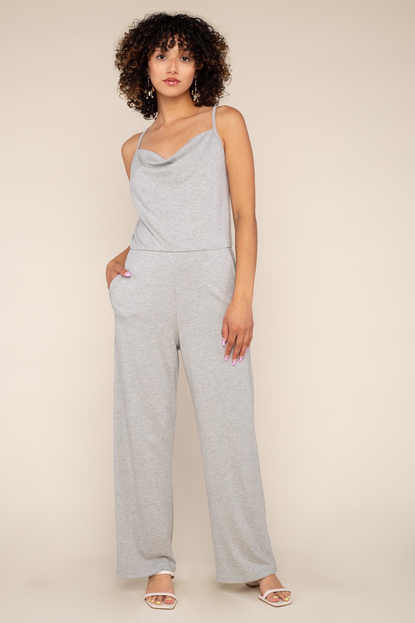 Cowl Jumpsuit
