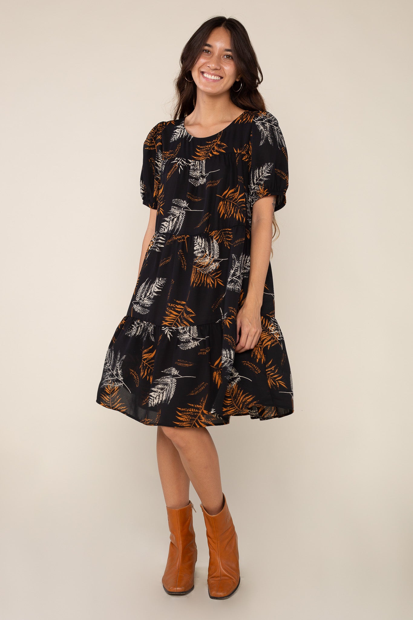 Tiered Mini Dress