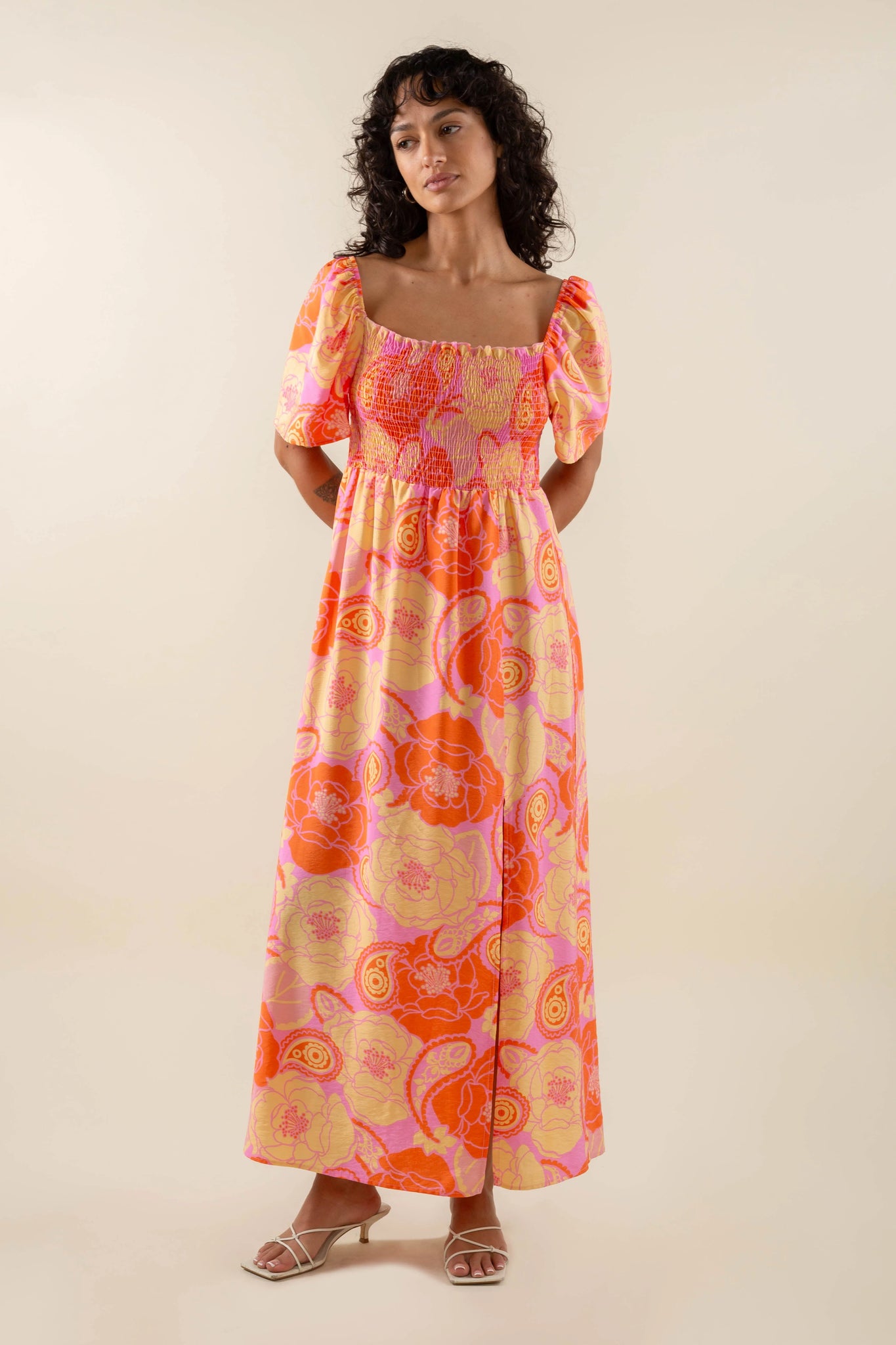 Floral Paisley Maxi Dress