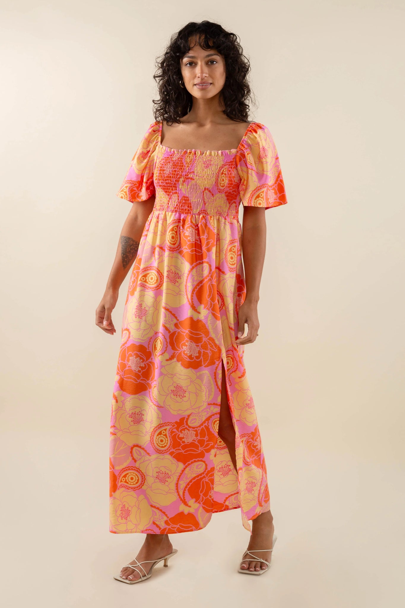 Floral Paisley Maxi Dress