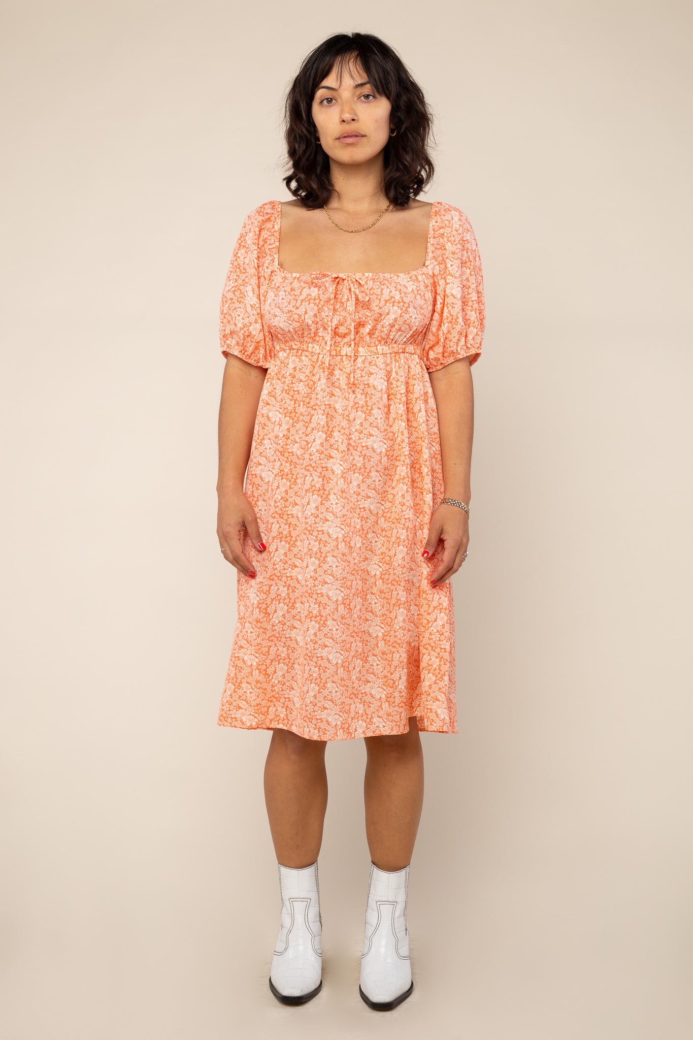 Square Neck Dress