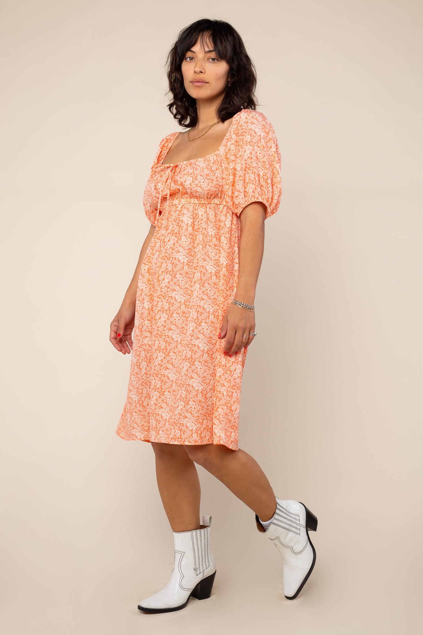 Square Neck Dress