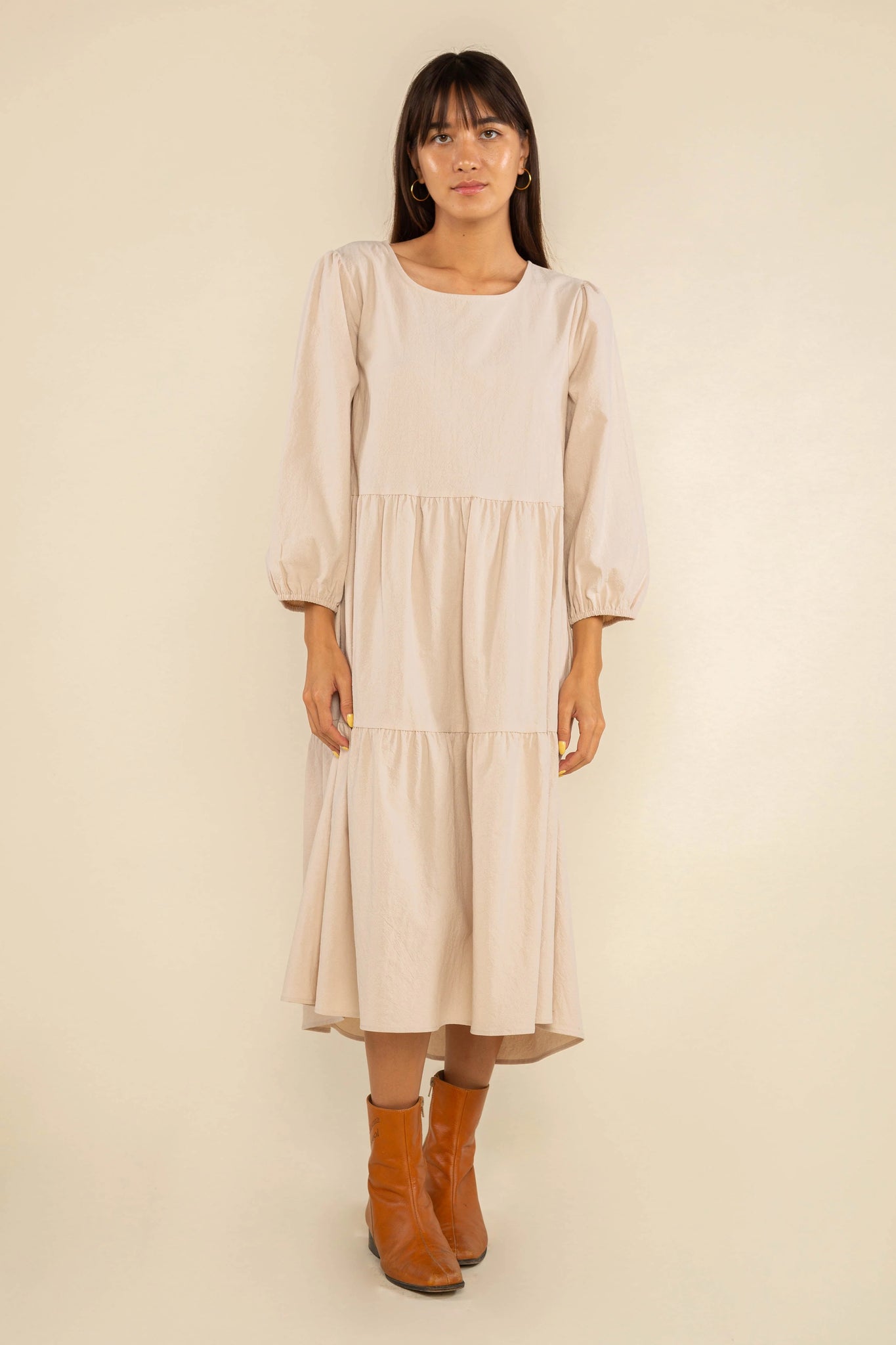 Cotton Tiered Dress