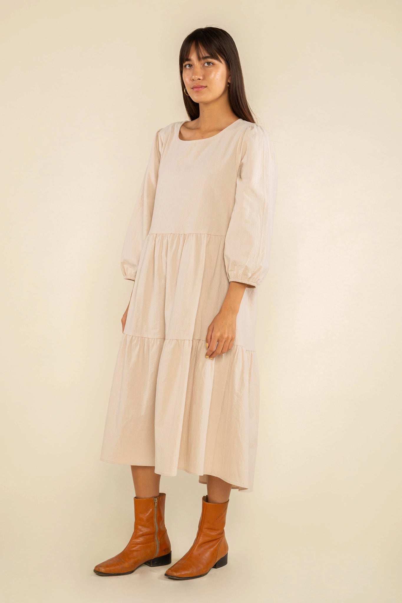 Cotton Tiered Dress