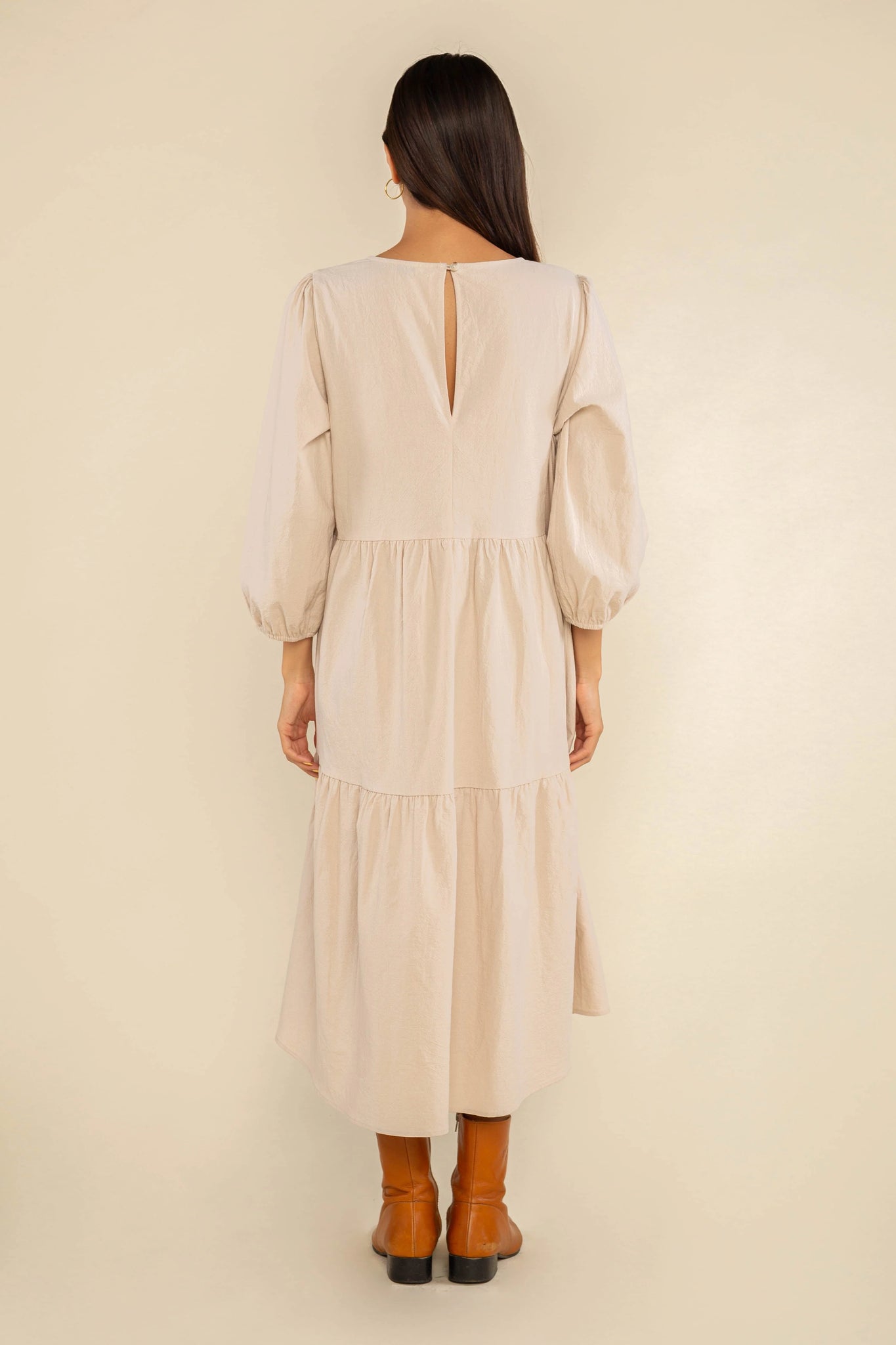 Cotton Tiered Dress