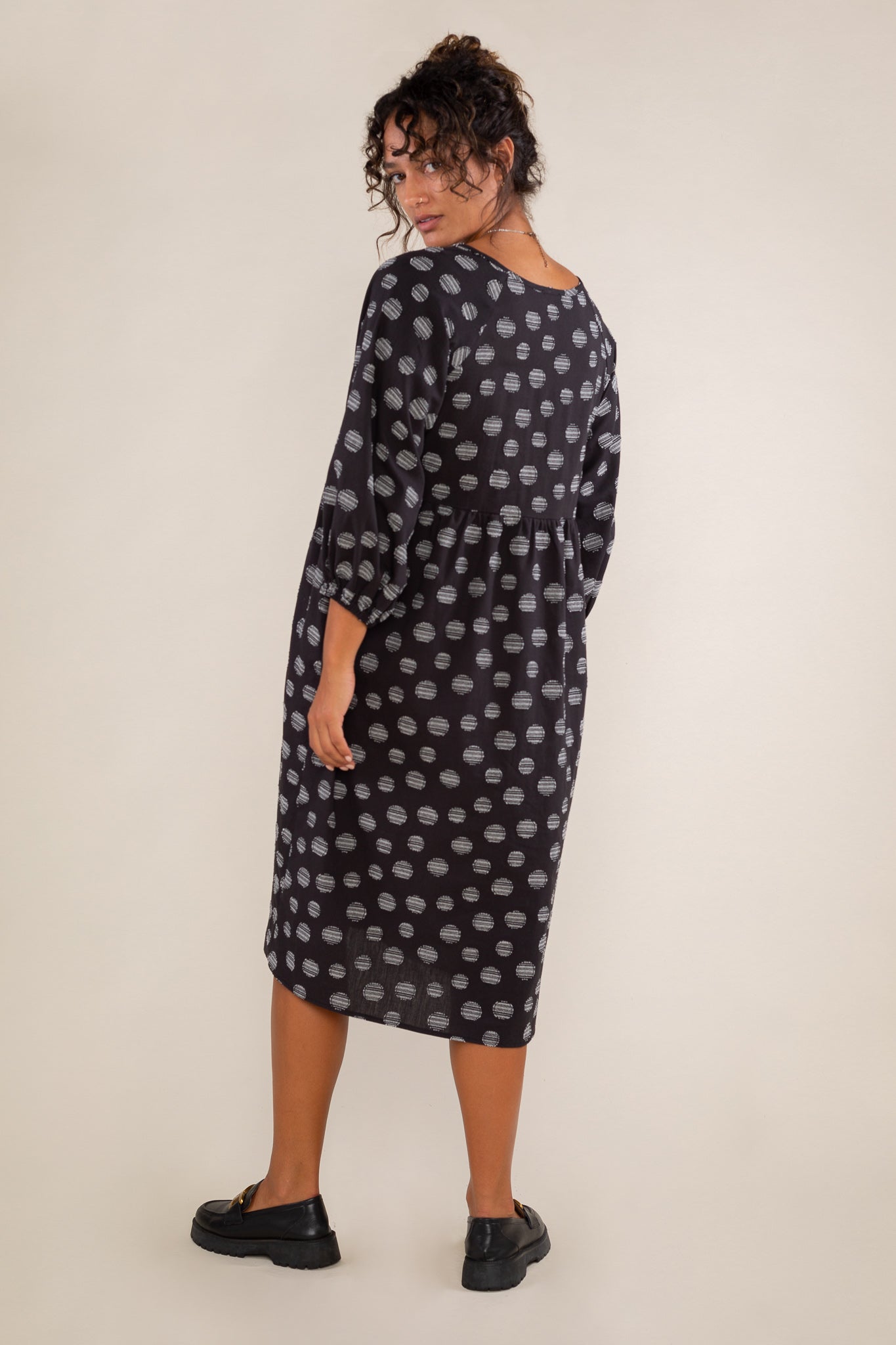 Dot Crossover Dress