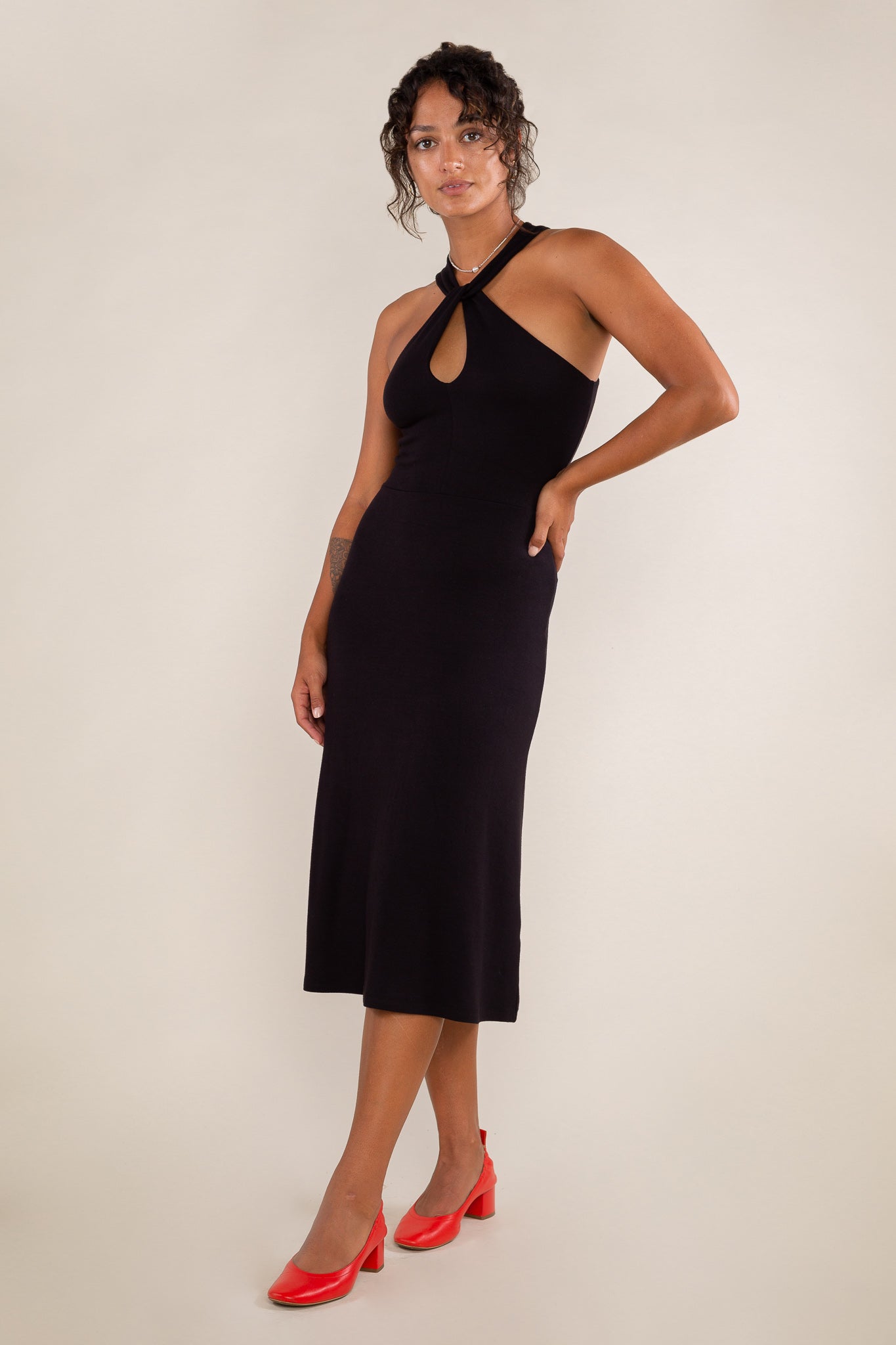 Halter Knit Dress