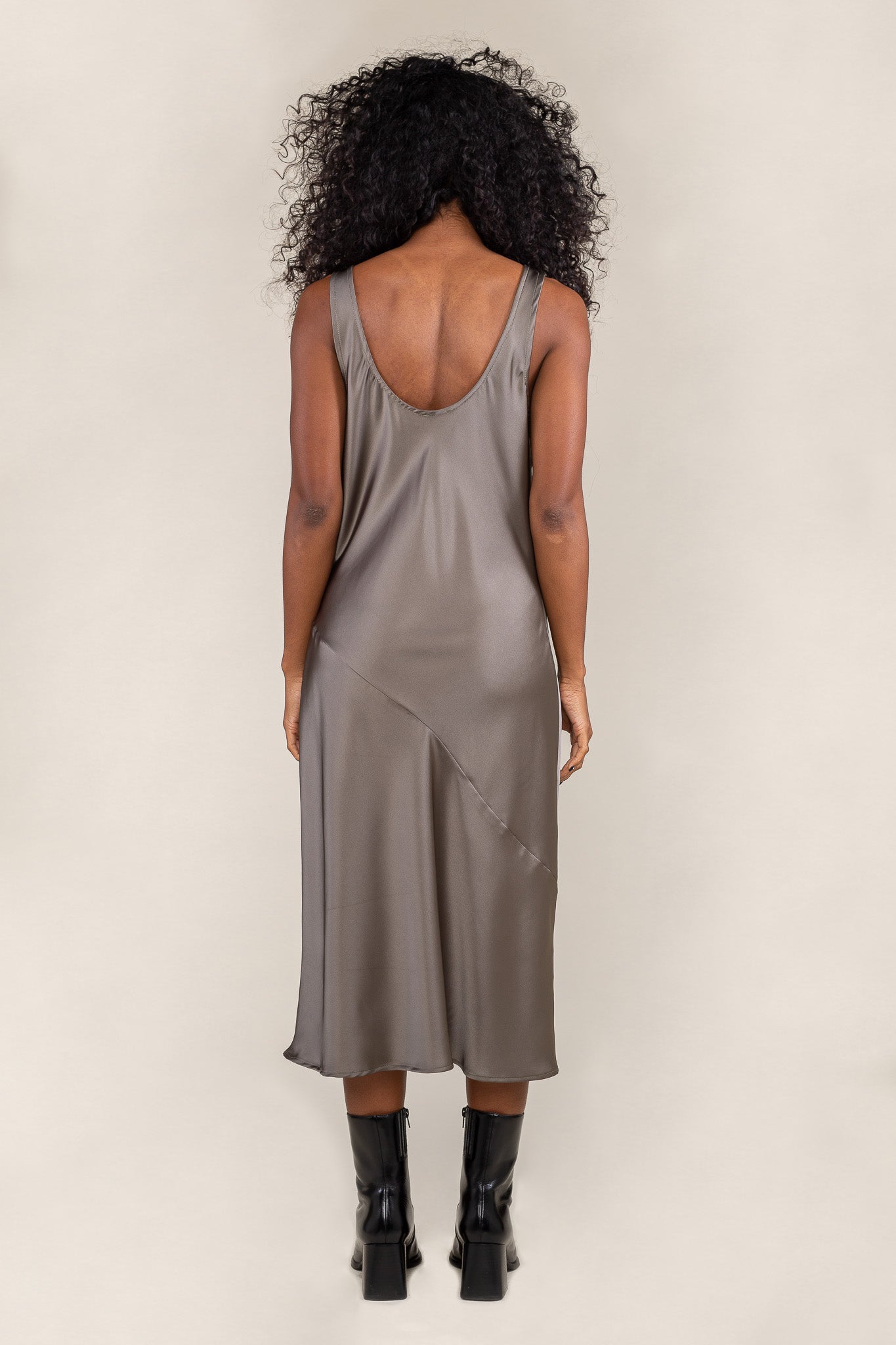 Satin Bias Dress