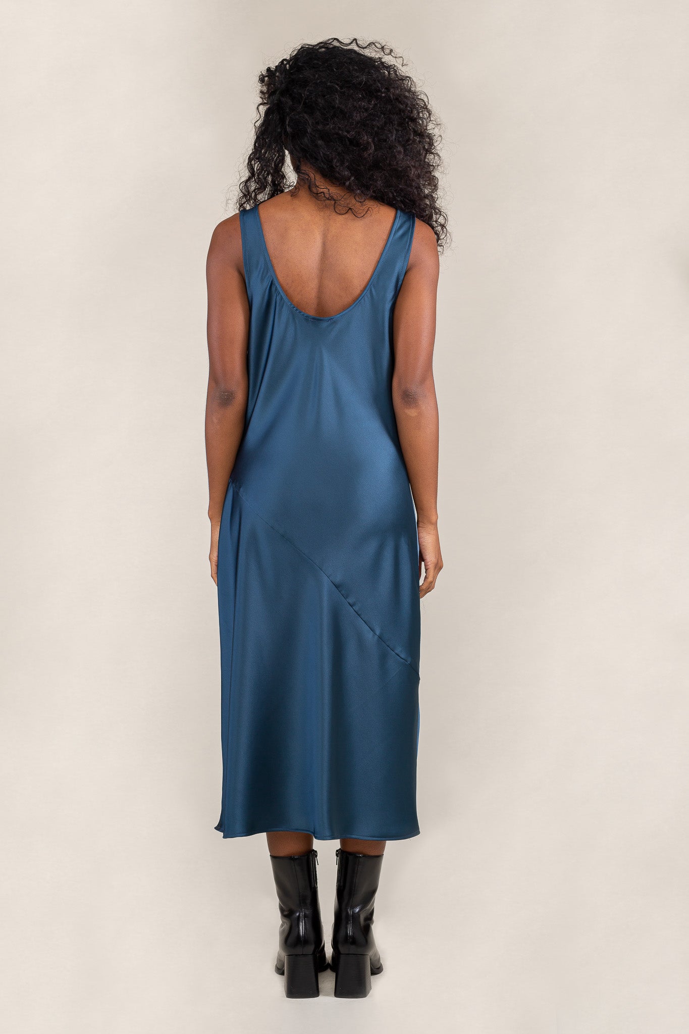 Satin Bias Dress