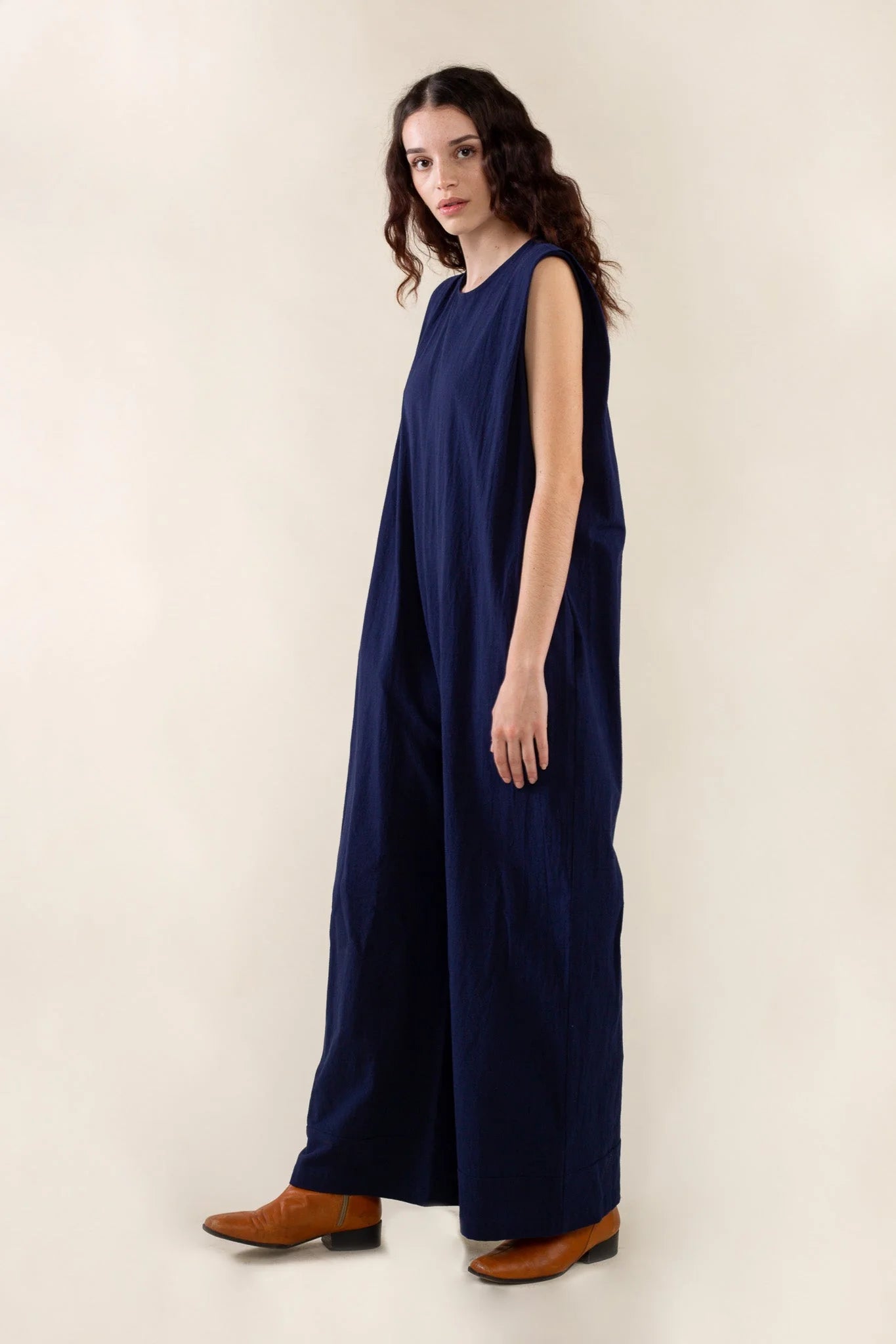 Boxy Cotton Jumpsuit