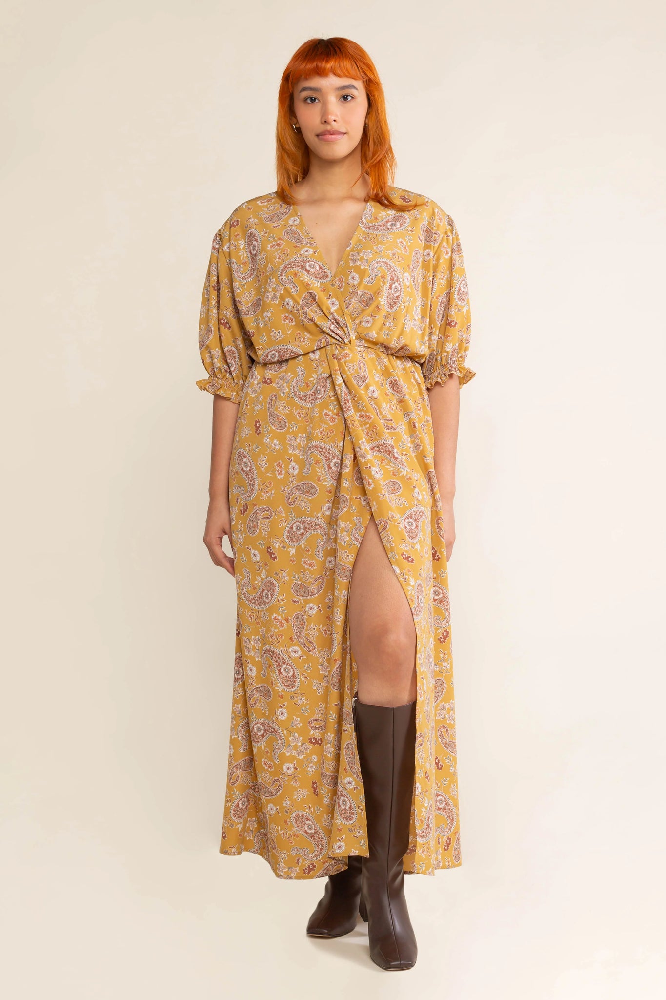 Floral Paisley Maxi Dress