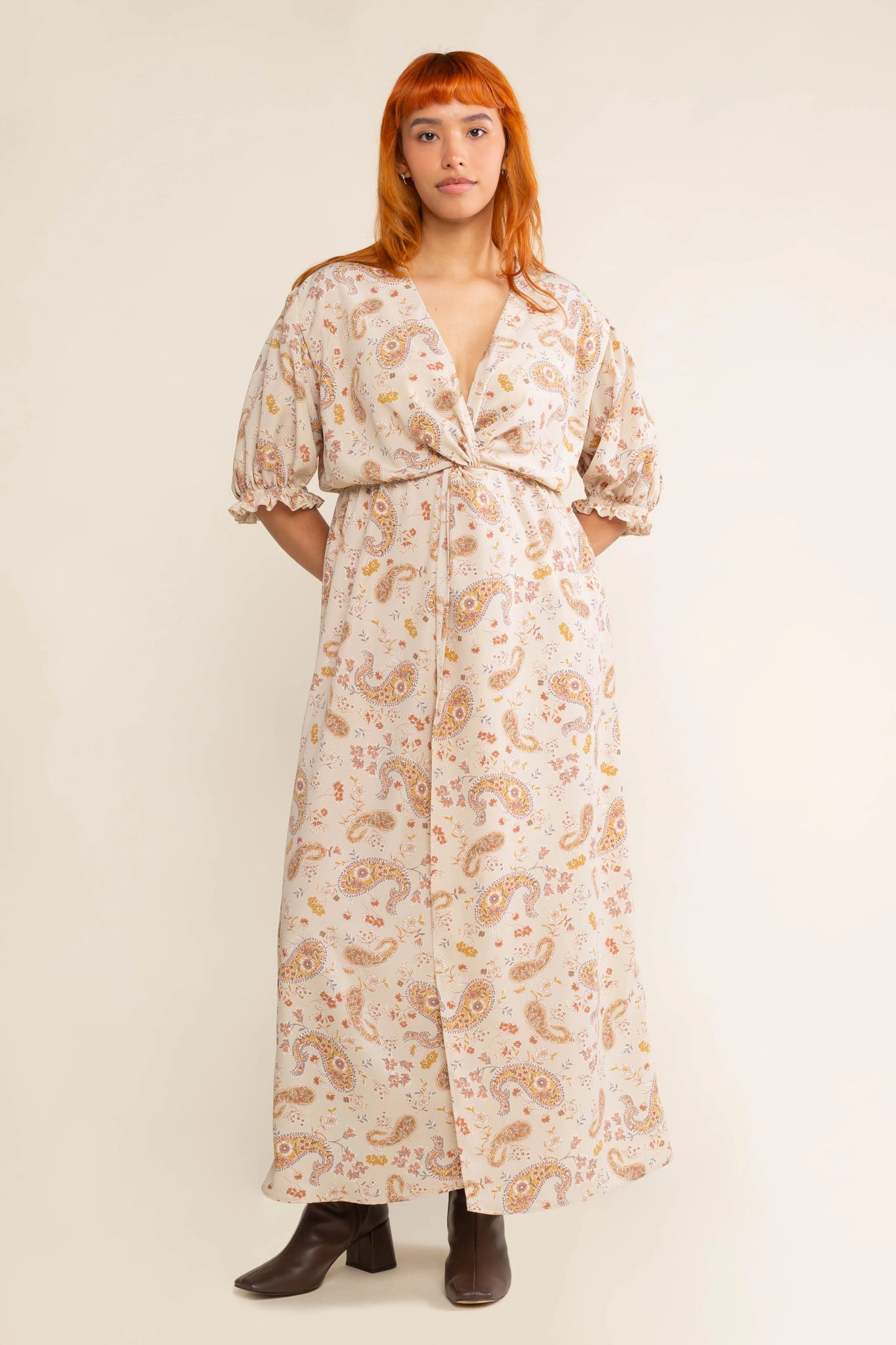 Floral Paisley Maxi Dress