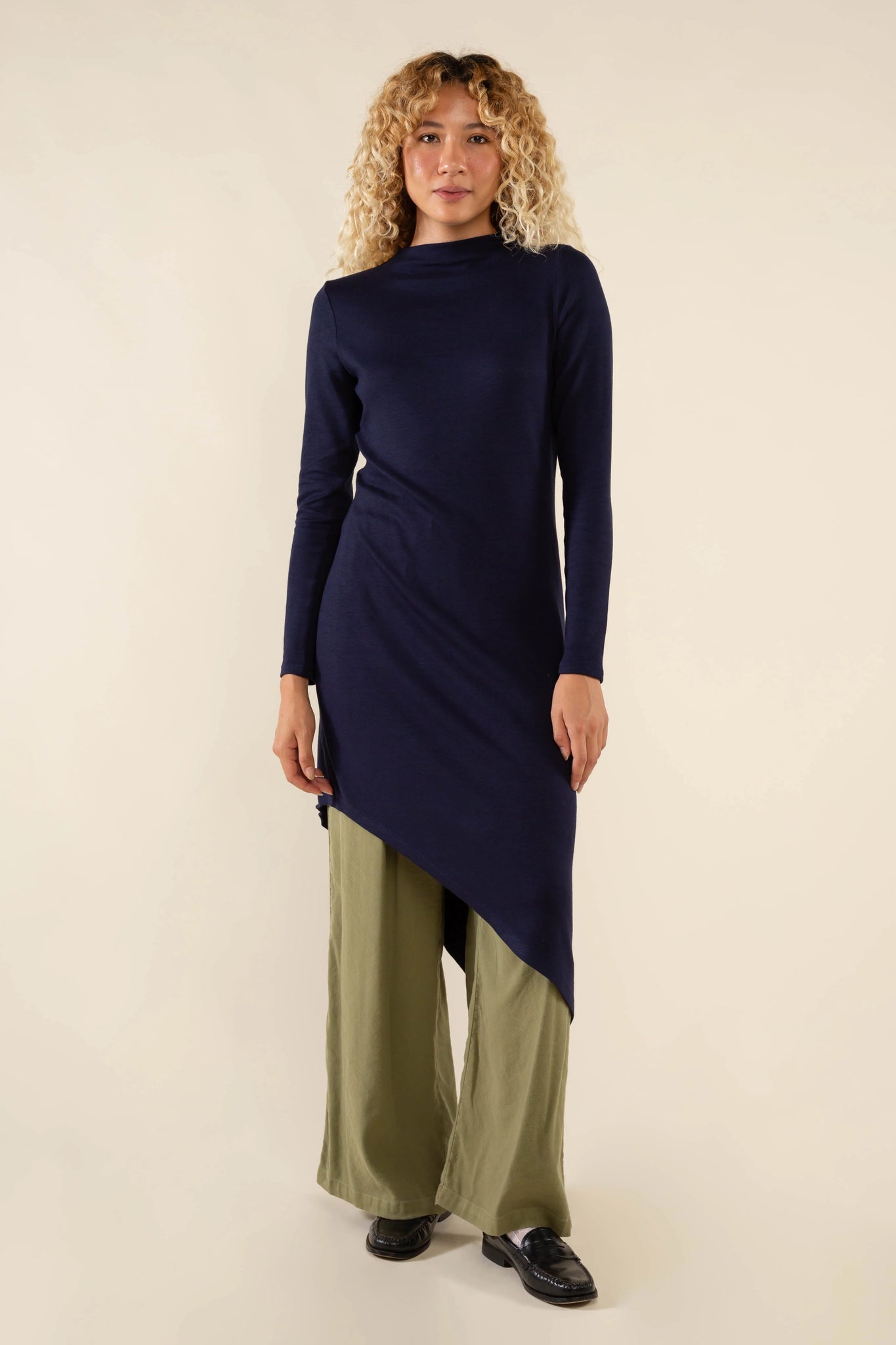 Asymmetrical Hem Dress