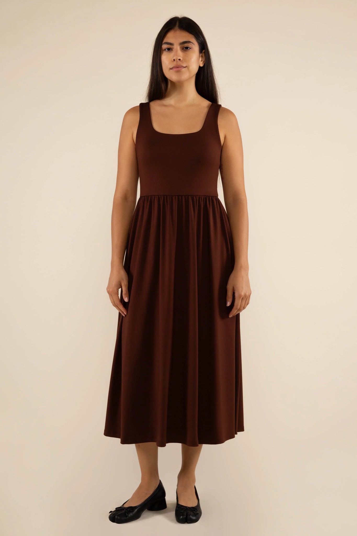 Sleeveless Swing Dress