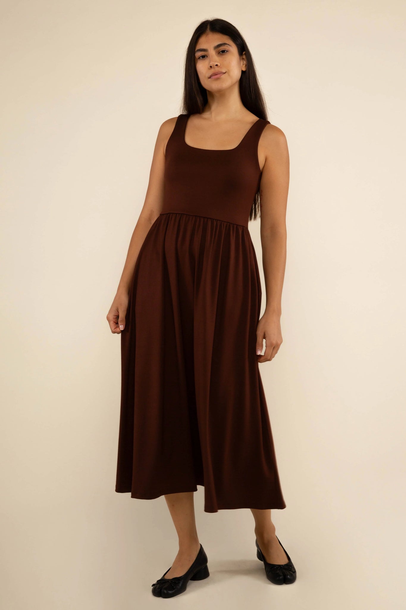 Sleeveless Swing Dress