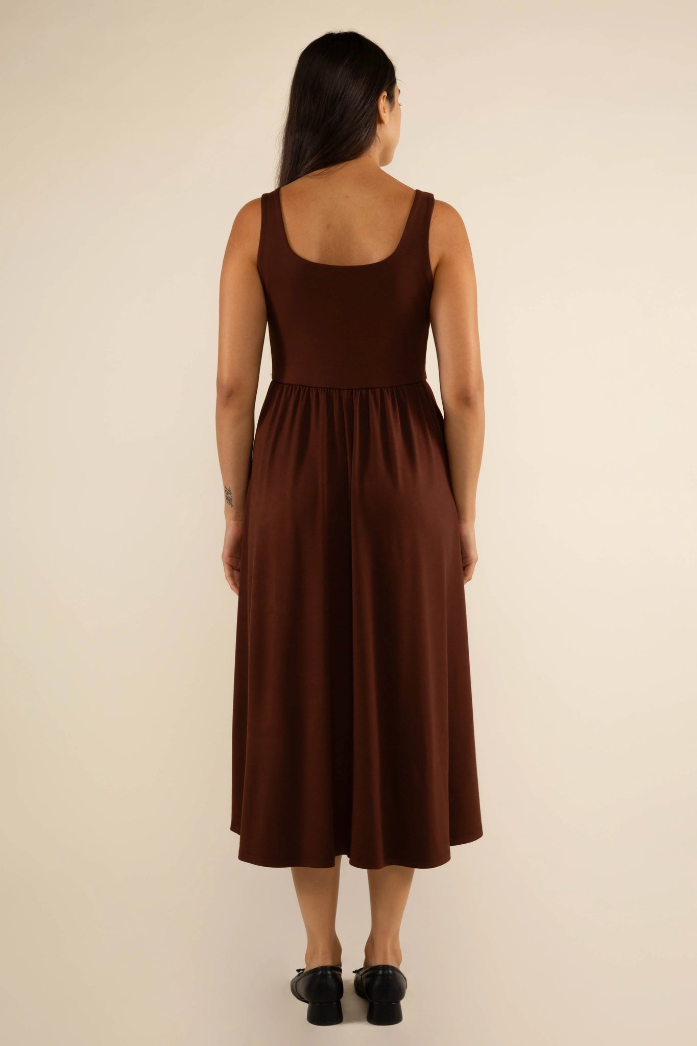 Sleeveless Swing Dress