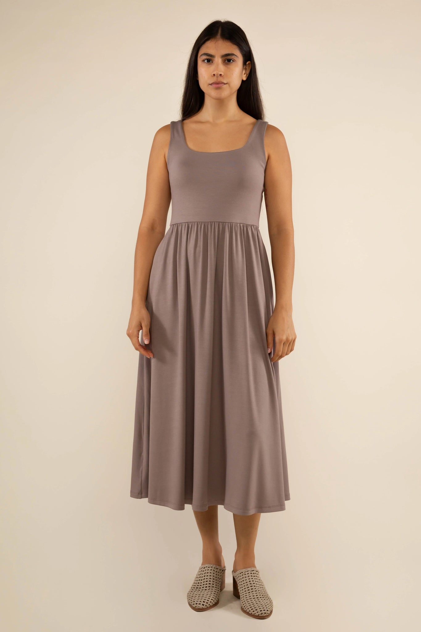 Sleeveless Swing Dress