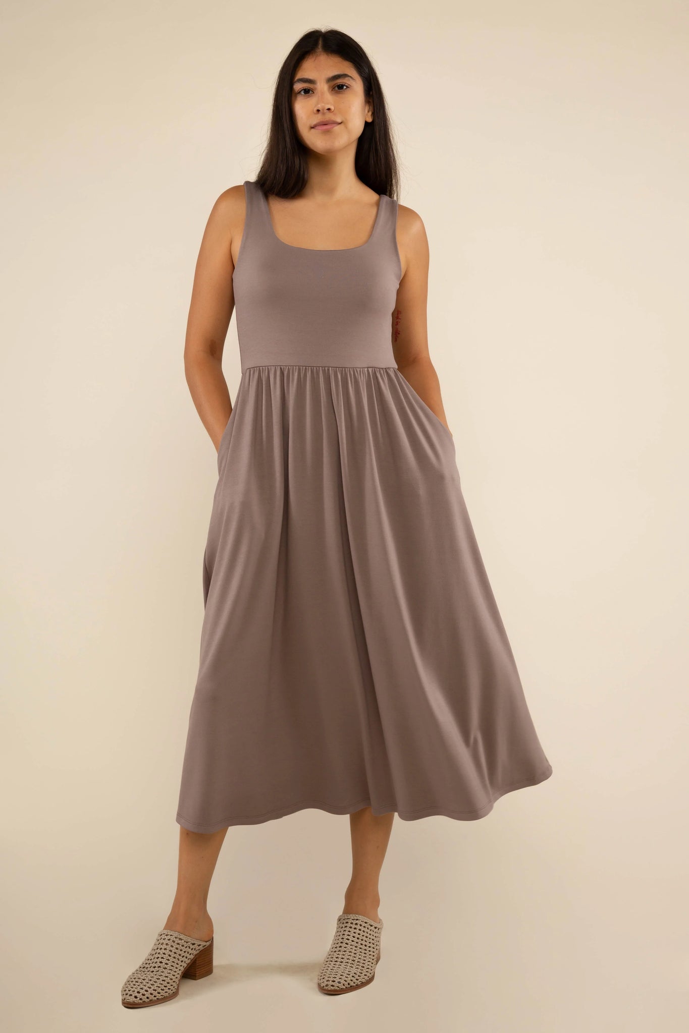 Sleeveless Swing Dress